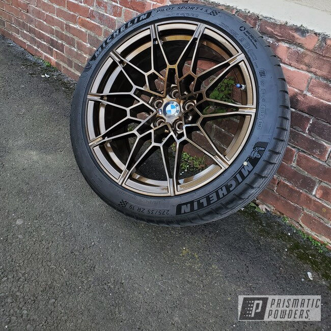 Wallpaper #67g1jZIBJvJKYCmEXdU332 BMW Wheels Coated in Bronze Chrome Prismatic Powders