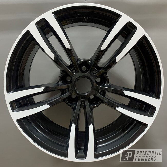 Wallpaper #2Gj8HZMBSpphPi3-XCee12 Custom BMW Wheels in Gloss Black and Blizzard Prismatic Powders