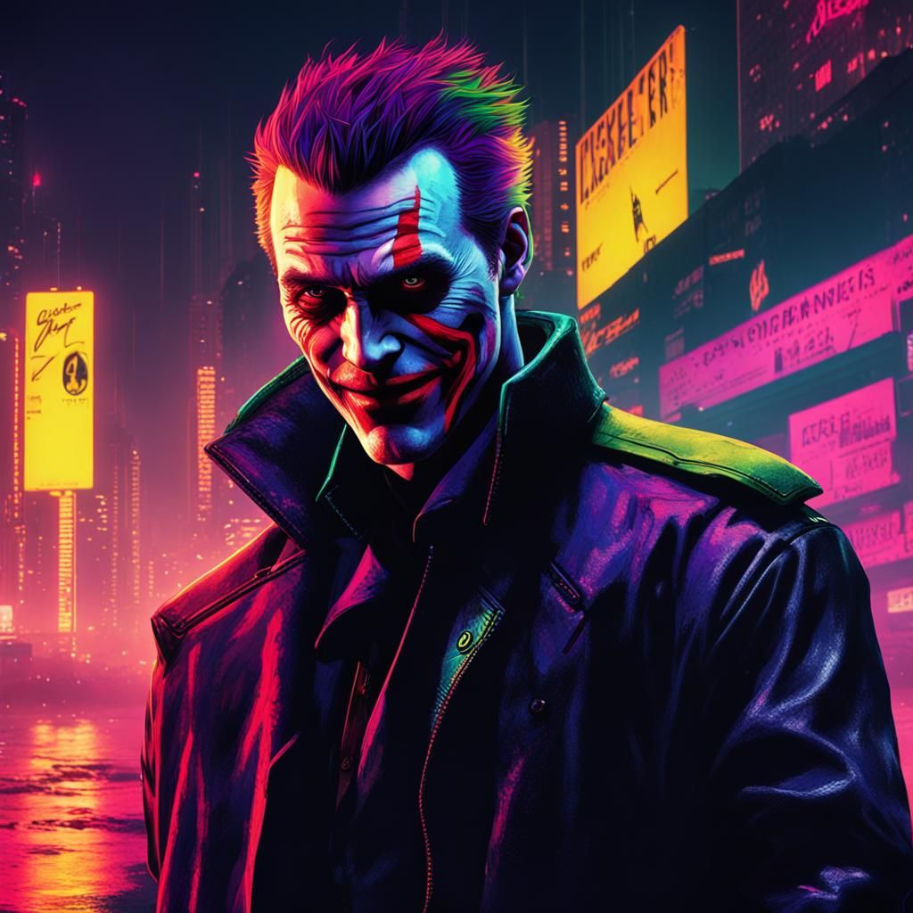 Wallpaper #OHcGJ5MB-pgBXx60DqRh265 Joker Dark Night Heath Ledgers High Contrast Color Reflexion 8k