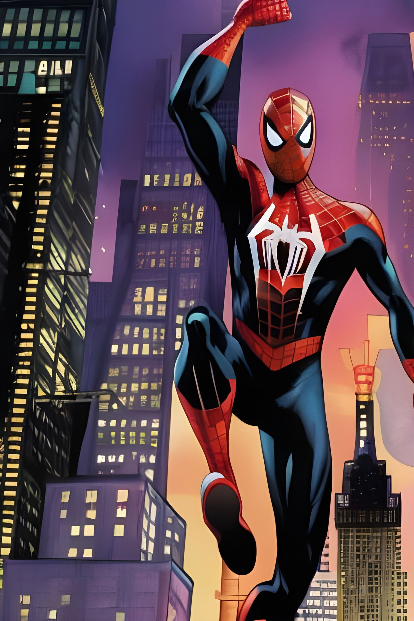 Wallpaper #EWf595IBSpphPi3-iIhx47 Spider Man AI Generated Artwork Nightcafe Creator