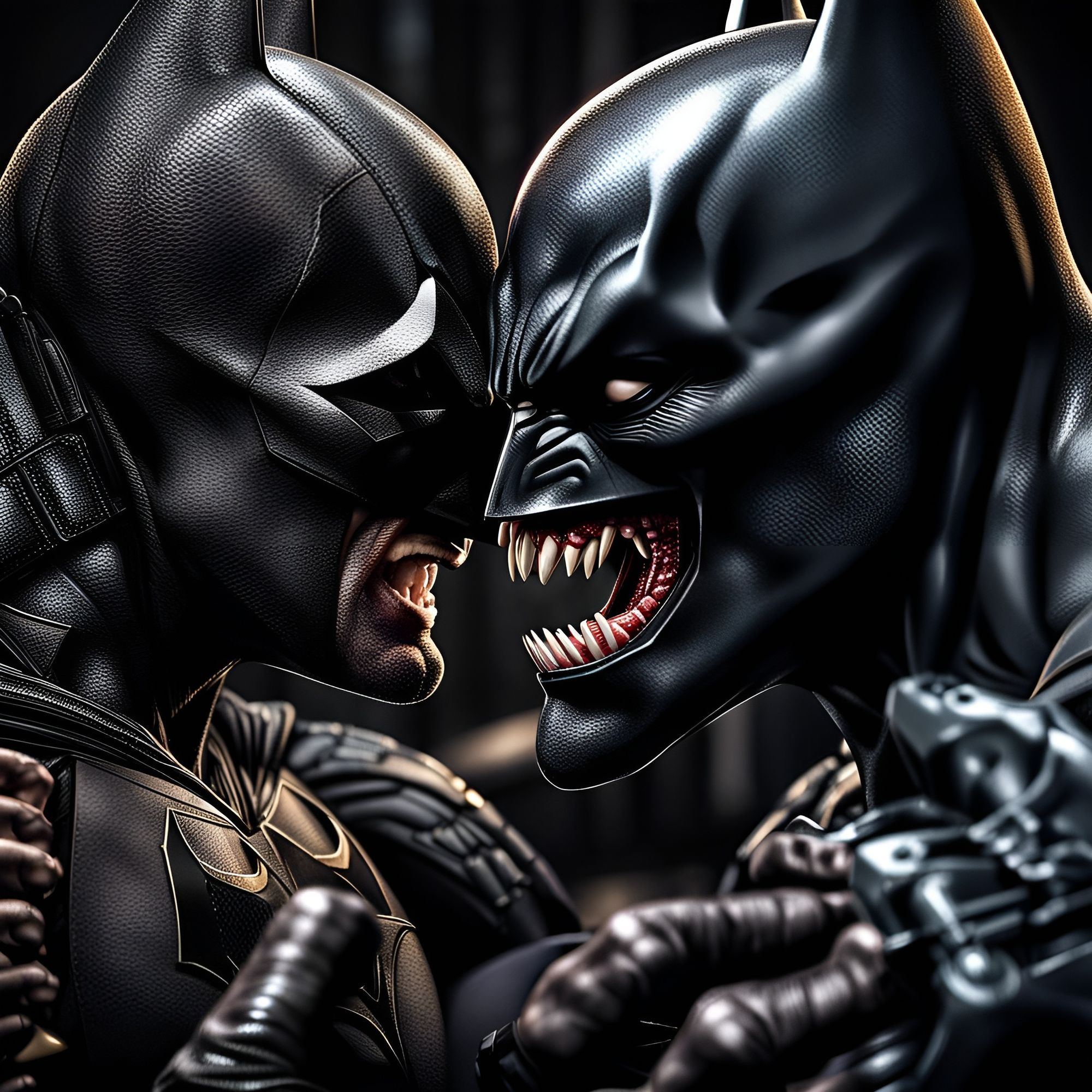 Wallpaper #O2j2I5MBSpphPi3-IDdA13 Batman vs Venom AI Generated Artwork Nightcafe Creator