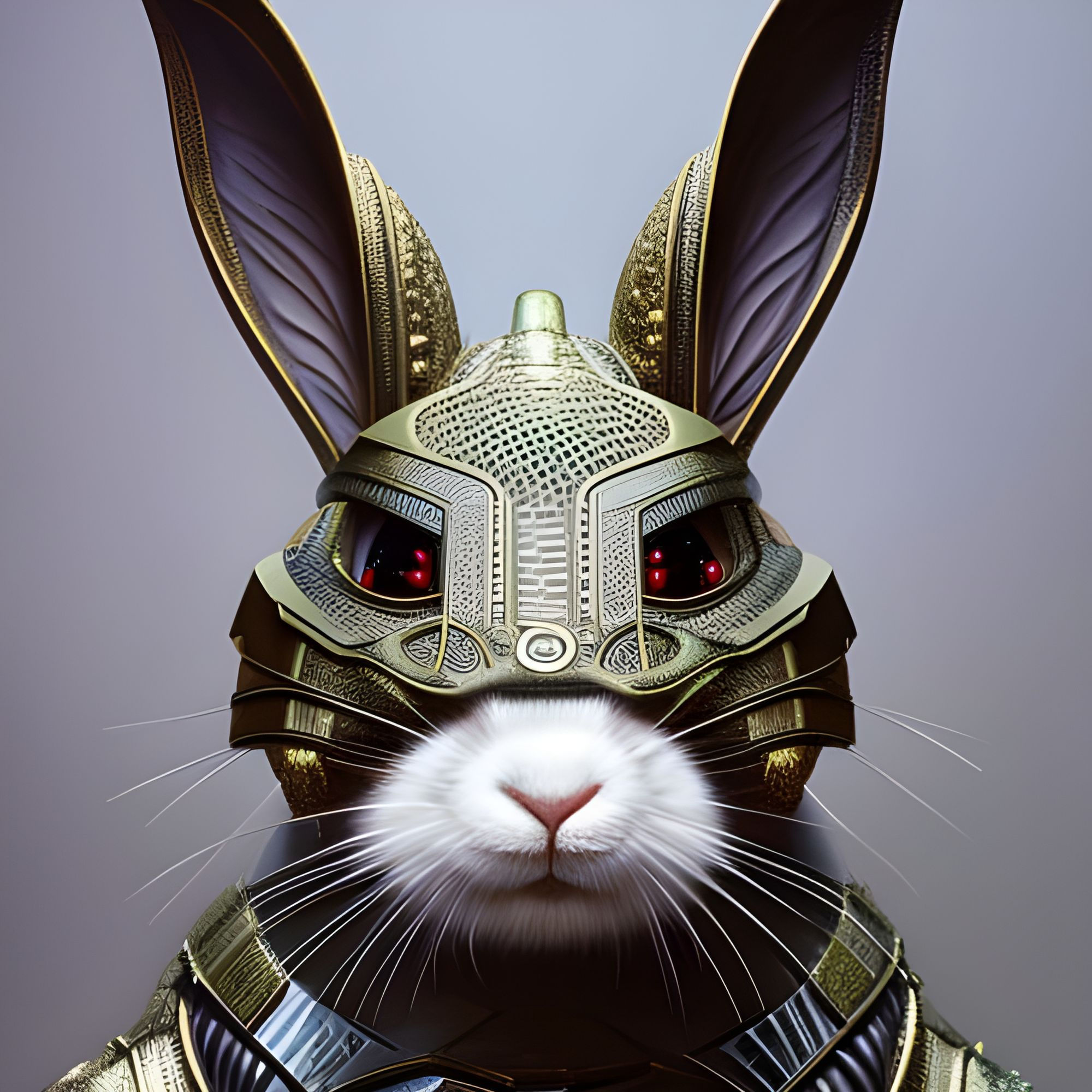 Wallpaper #qa3MMZMBKf019FdaUxGB106 Cyberpunk Rabbit AI Generated Artwork Nightcafe Creator