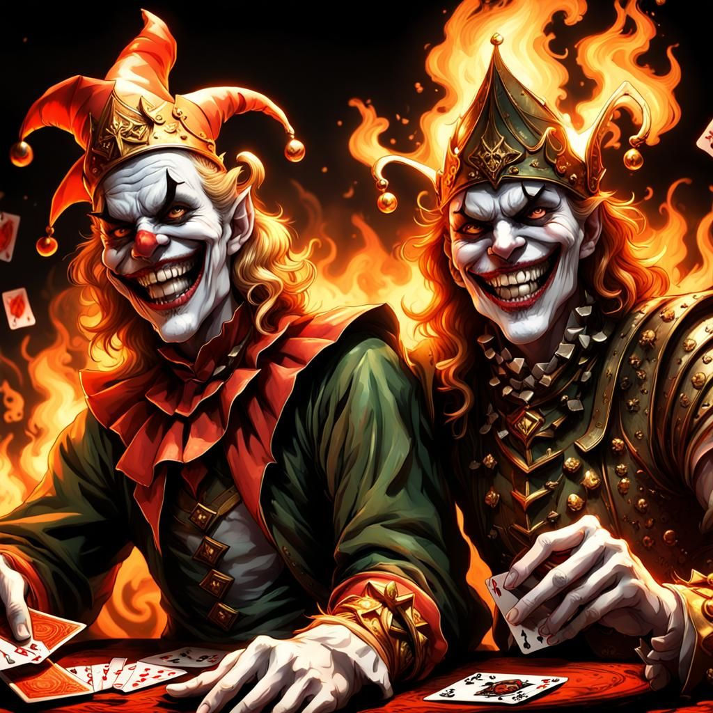 Wallpaper #a150b Joker Art Joker Card Playing Cards Art Original Man Cave Art Etsy