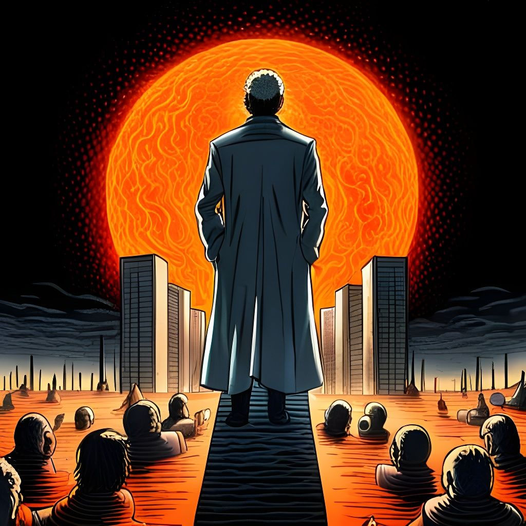 Wallpaper #HmeNC5MBSpphPi3-KNo9315 Watching the Sun AI Generated Artwork Nightcafe Creator