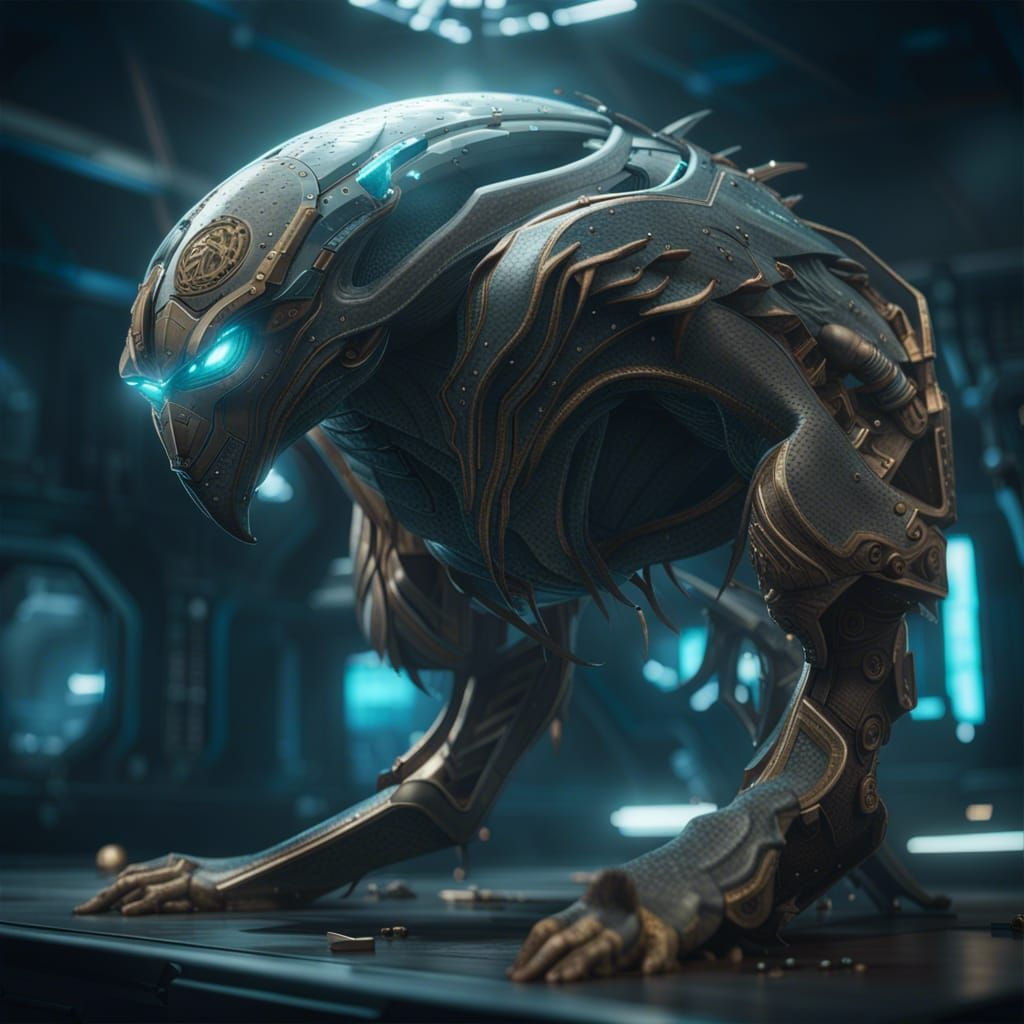 Wallpaper #6WgjJJMBSpphPi3-6Te2196 Atlantis Sci Fi Creature AI Generated Artwork Nightcafe Creator