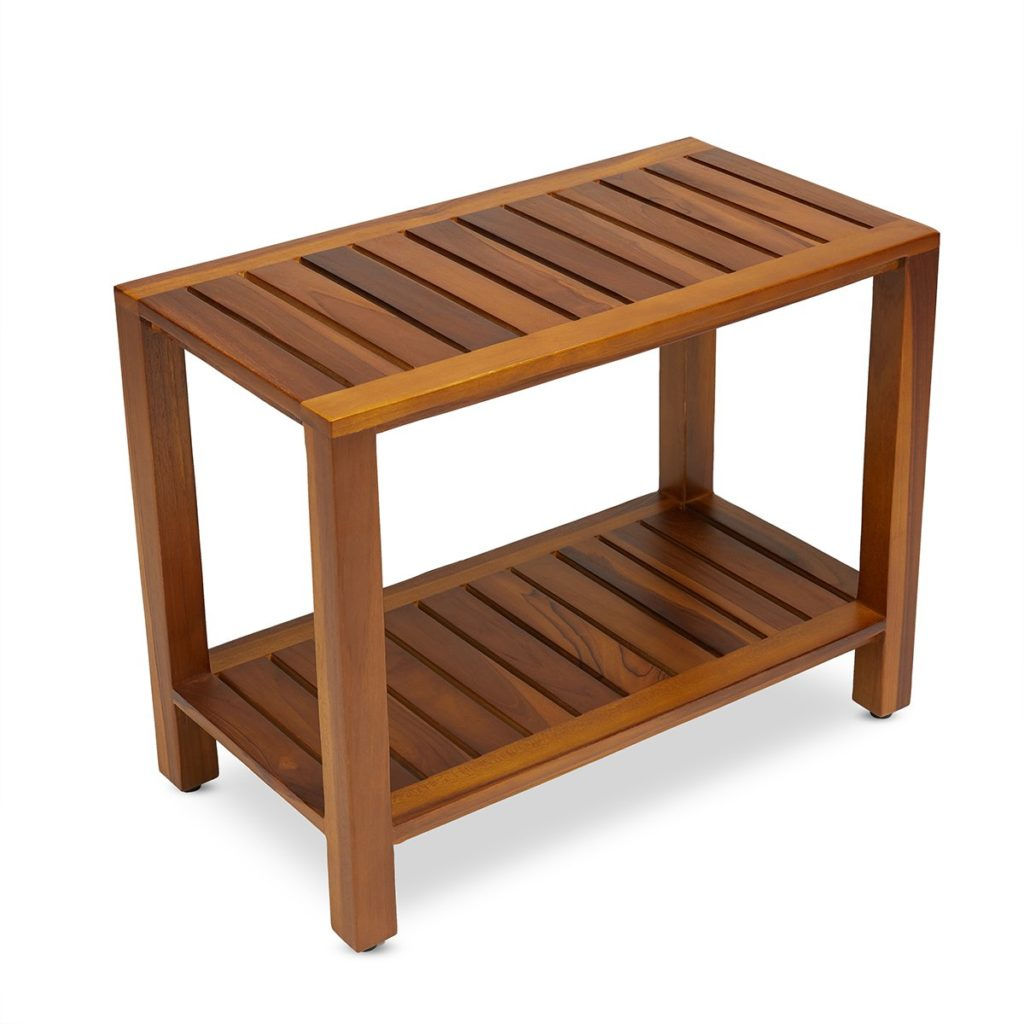 Wallpaper #B52EA Shower Chairs the Original Kai 155 Corner Teak Shower Bench with