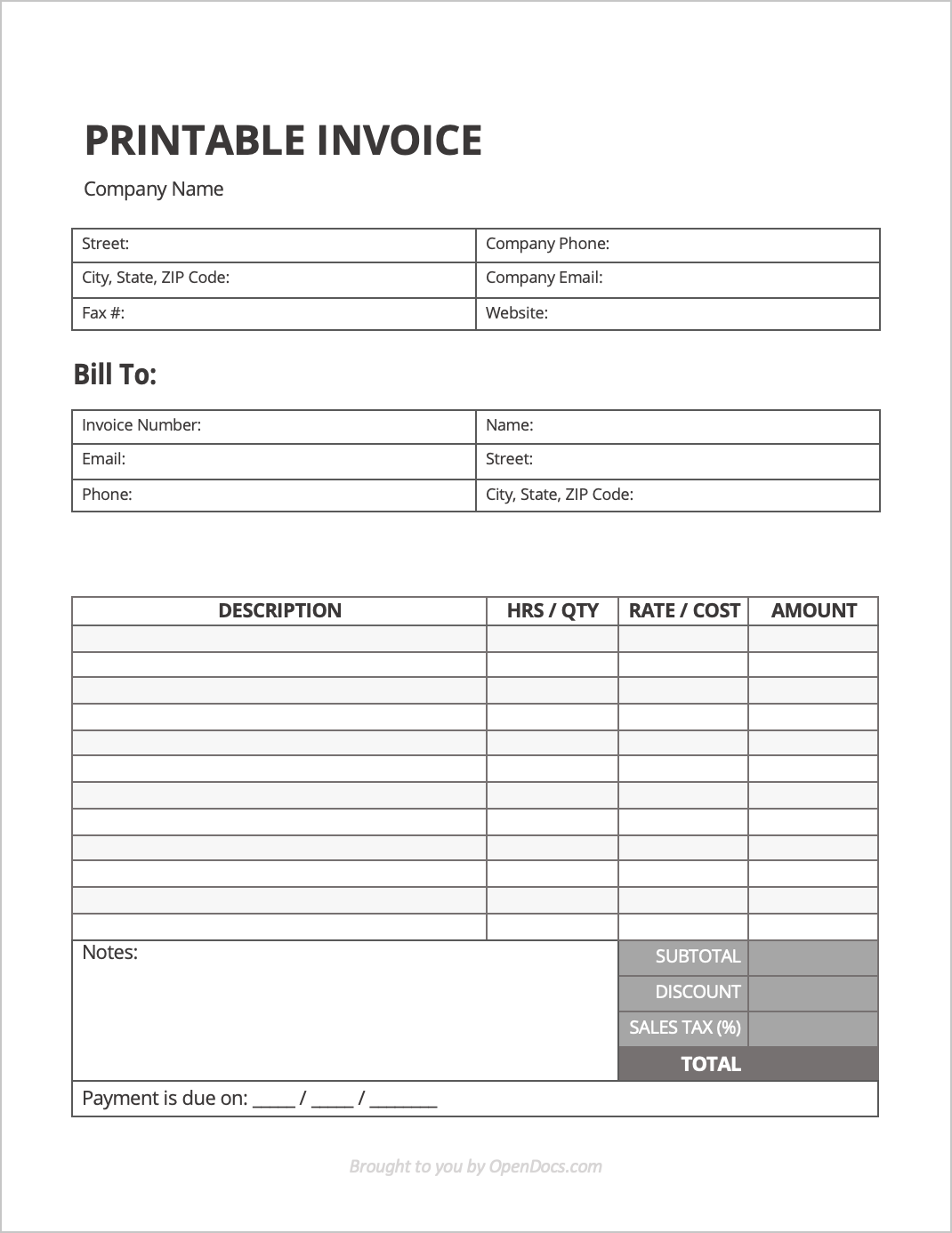 Wallpaper #yTG1NZMB5zzyi_yY3lfV123 Free Printable Invoice Template Pdf Word Excel