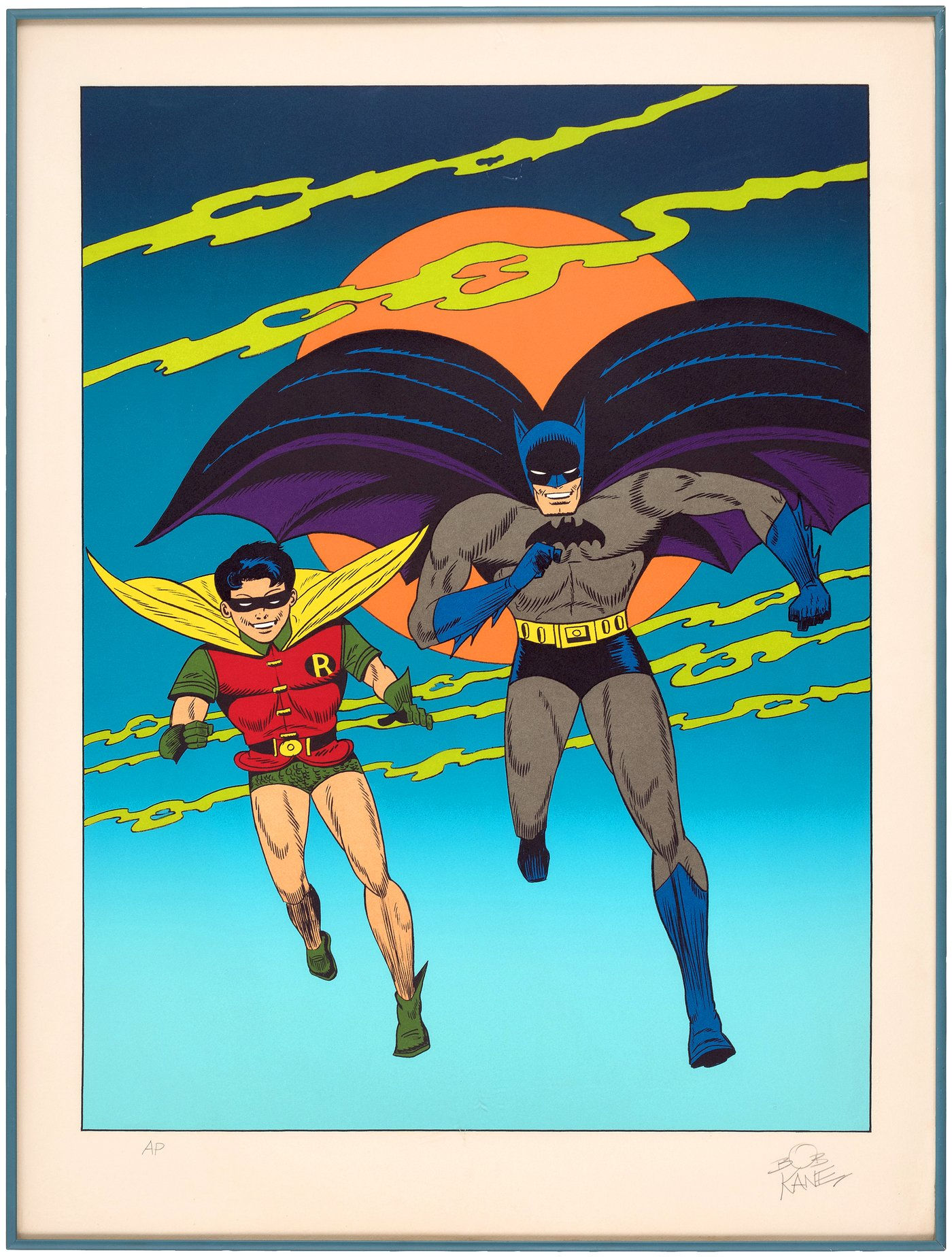 Wallpaper #t8YJM5MBVgN6TXj61XeE411 Hakes Bob Kane Signed Batman Robin Framed Lithograph Proof