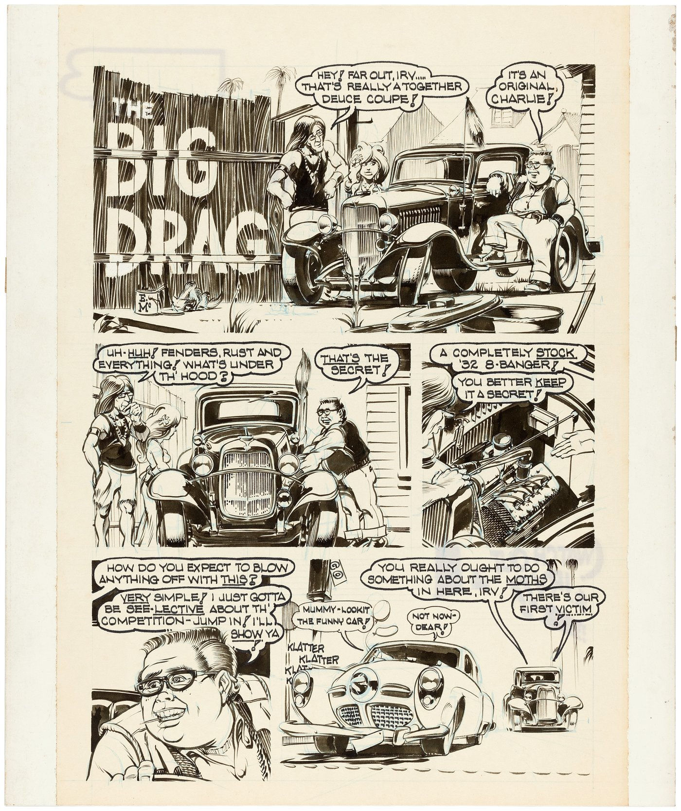 Wallpaper #KWhmFJMBSpphPi3-4wQV166 Hakes Hot Rod Cartoonscartoons the Big Drag Complete Comic Story