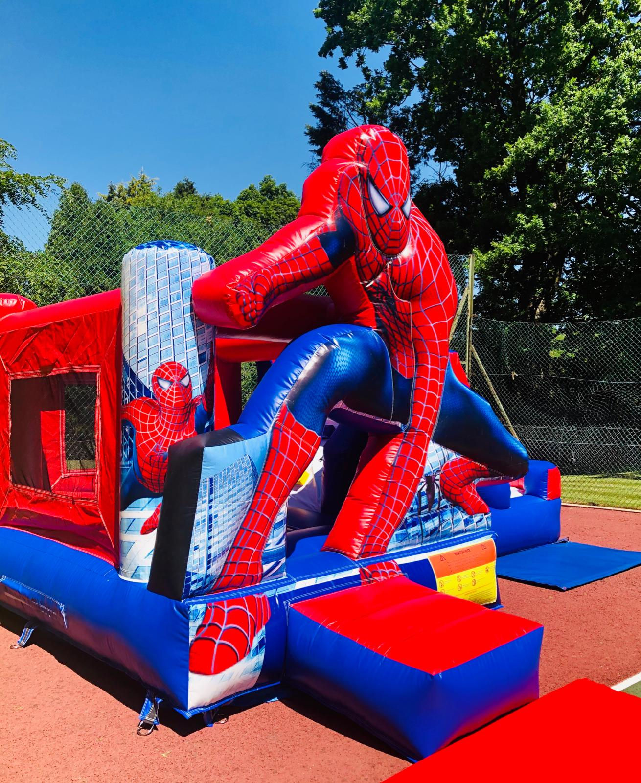 Wallpaper #vQMhY5MBpyOg8YnExNQw208 Spiderman Bounce N Slide Best Bouncy Castle Hire Service in Greater