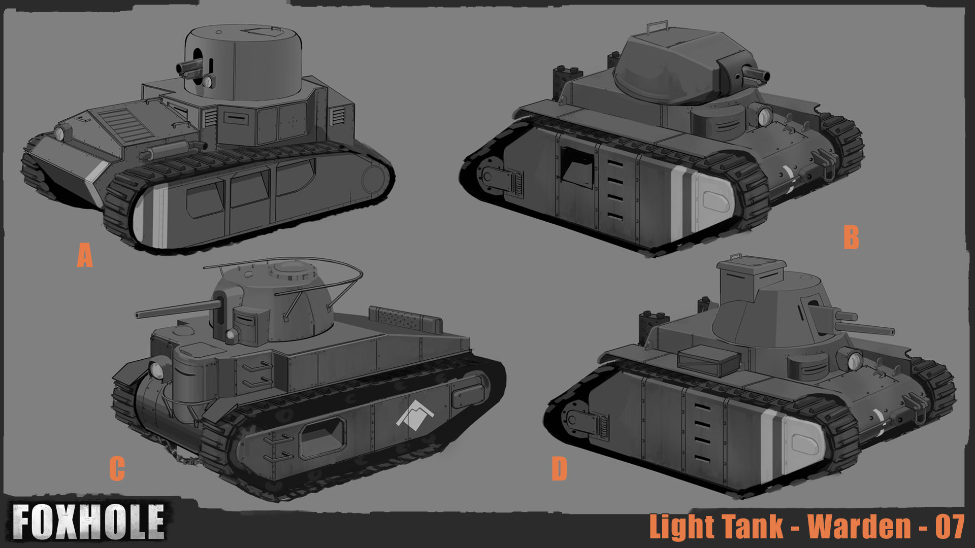 Wallpaper #PBeUPpMBPLD5_VEN9eCD346 Foxhole Warden Tank Concept Art Rtankporn