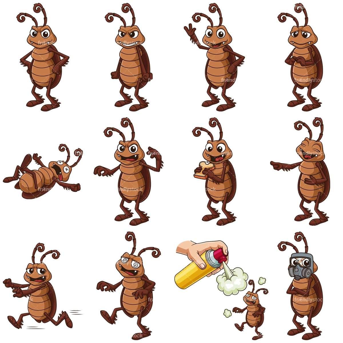 Wallpaper #SWdXCpMBSpphPi3-q9Qk257 Cockroach Laughing Cartoon Vector Clipart Friendlystock