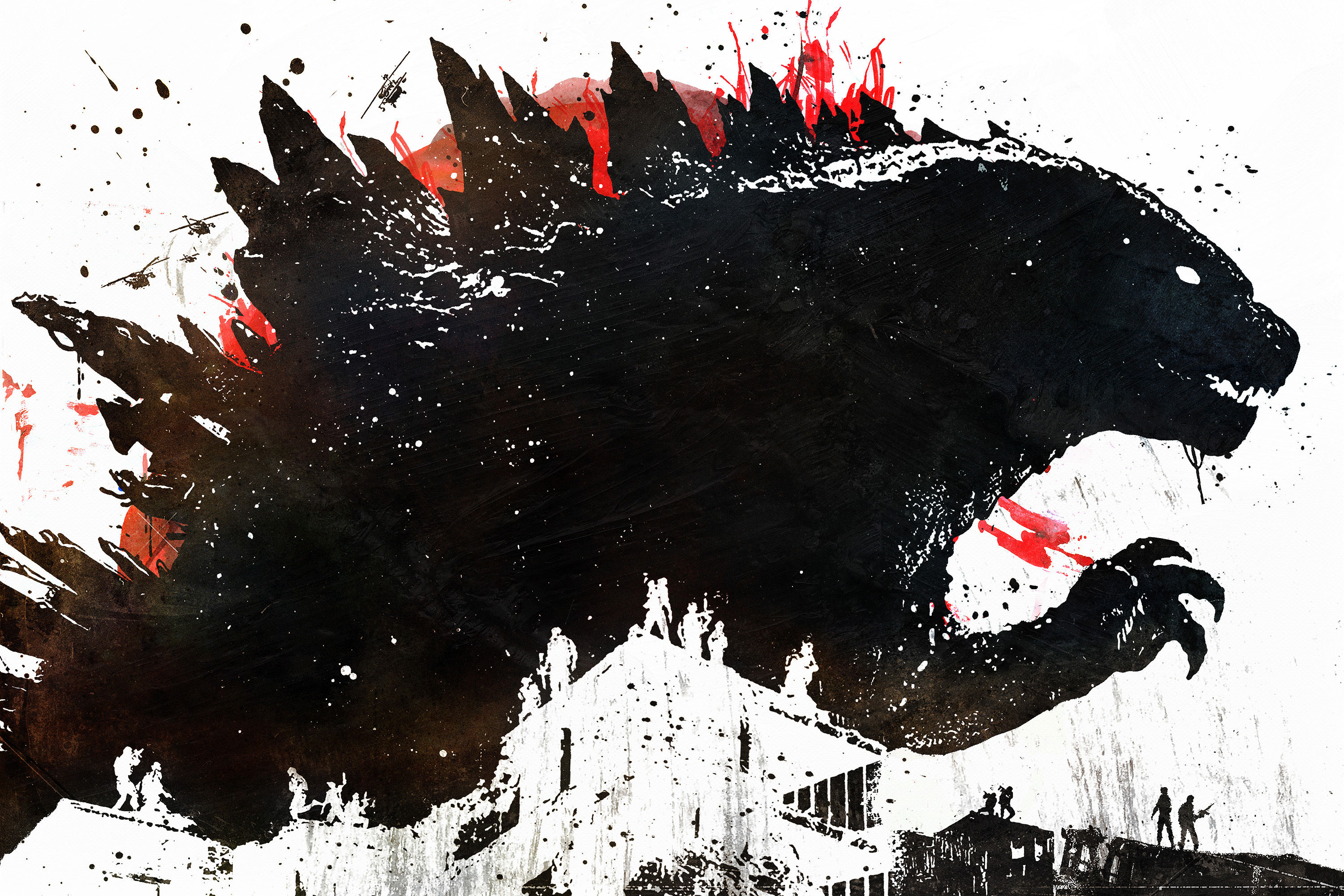 Wallpaper #jxmZLo8BtGB6xQ78-ZXt52 Godzilla by Axcy on Deviantart