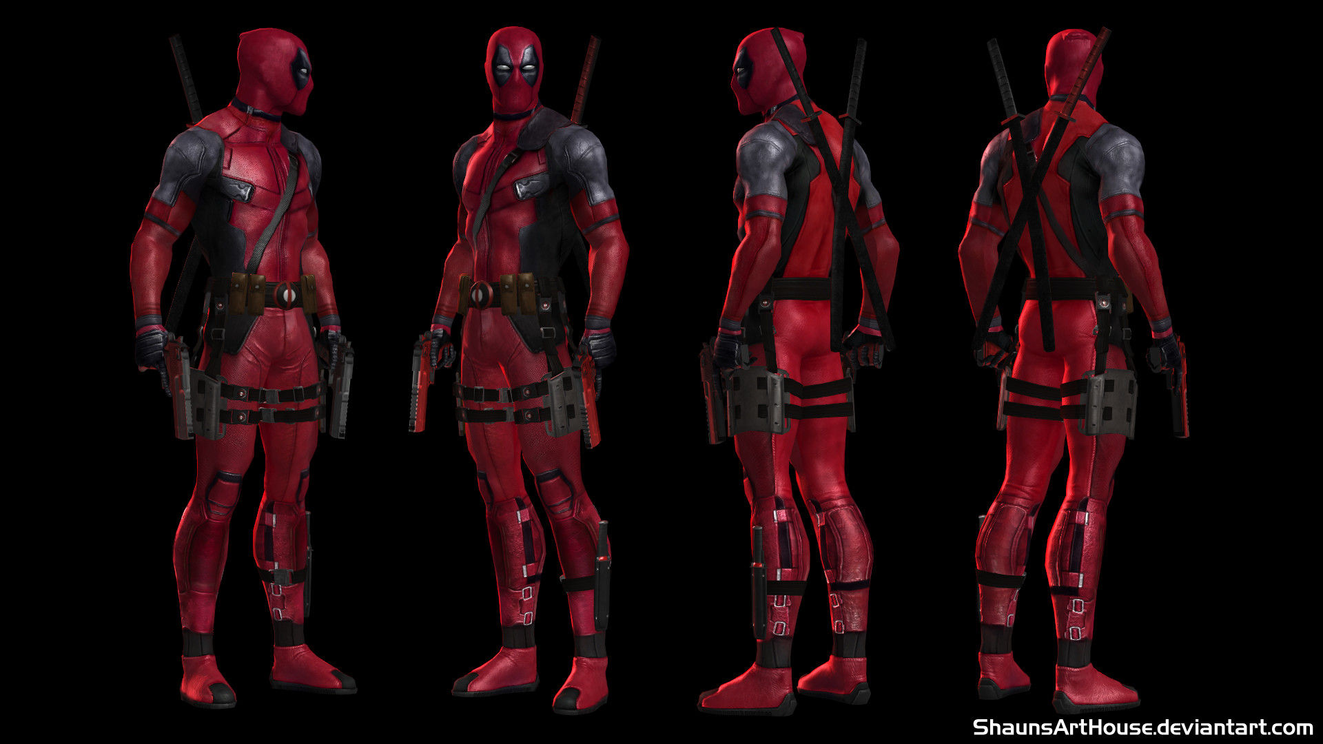 Wallpaper #Xx1nLZMBlOZrFDOkIND744 Deadpool Ryan Reynolds Movie Custom 3D Model by Shaunsarthouse on