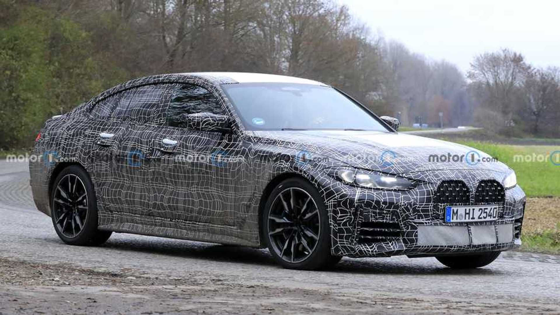 Wallpaper #I2cX-5IBSpphPi3-wJPC29 2022 BMW 4 Series Gran Coupe Caught Testing at Nurburgring Aboutautonews