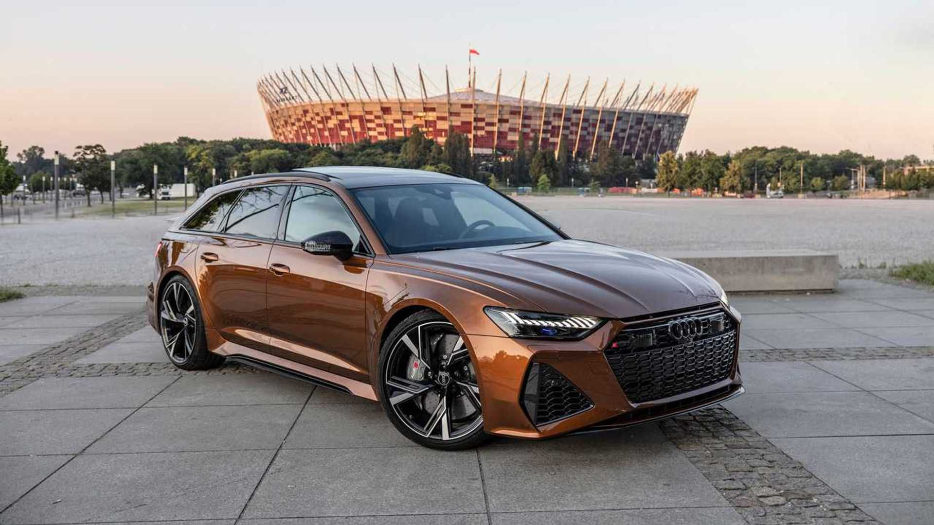 Wallpaper #s-_NTJMBMN-XEVvV_T4S347 Audi Rs6 Avant with Ipanema Brown Paint is Peak Wagon Carsradars