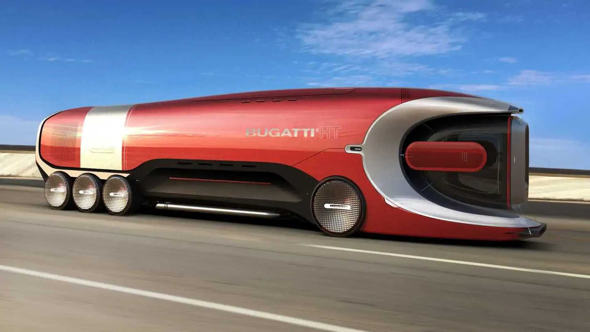 Wallpaper #sWdVDZMBSpphPi3-1uSR230 Este Bugatti Hyper Truck Concept Es El Semi Ficticio Mas Rapido Heaven32