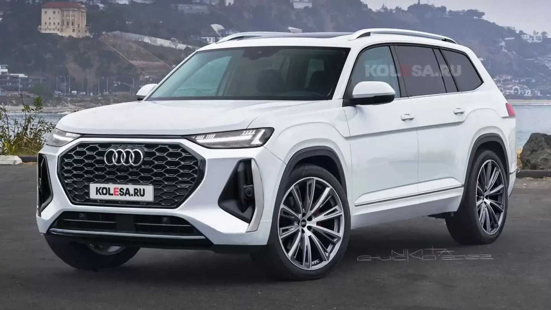Wallpaper #zWcE-ZIBSpphPi3-x4uh59 Mystery Audi SUV Takes After Vw Atlas in Unofficial Renderings Pedfire