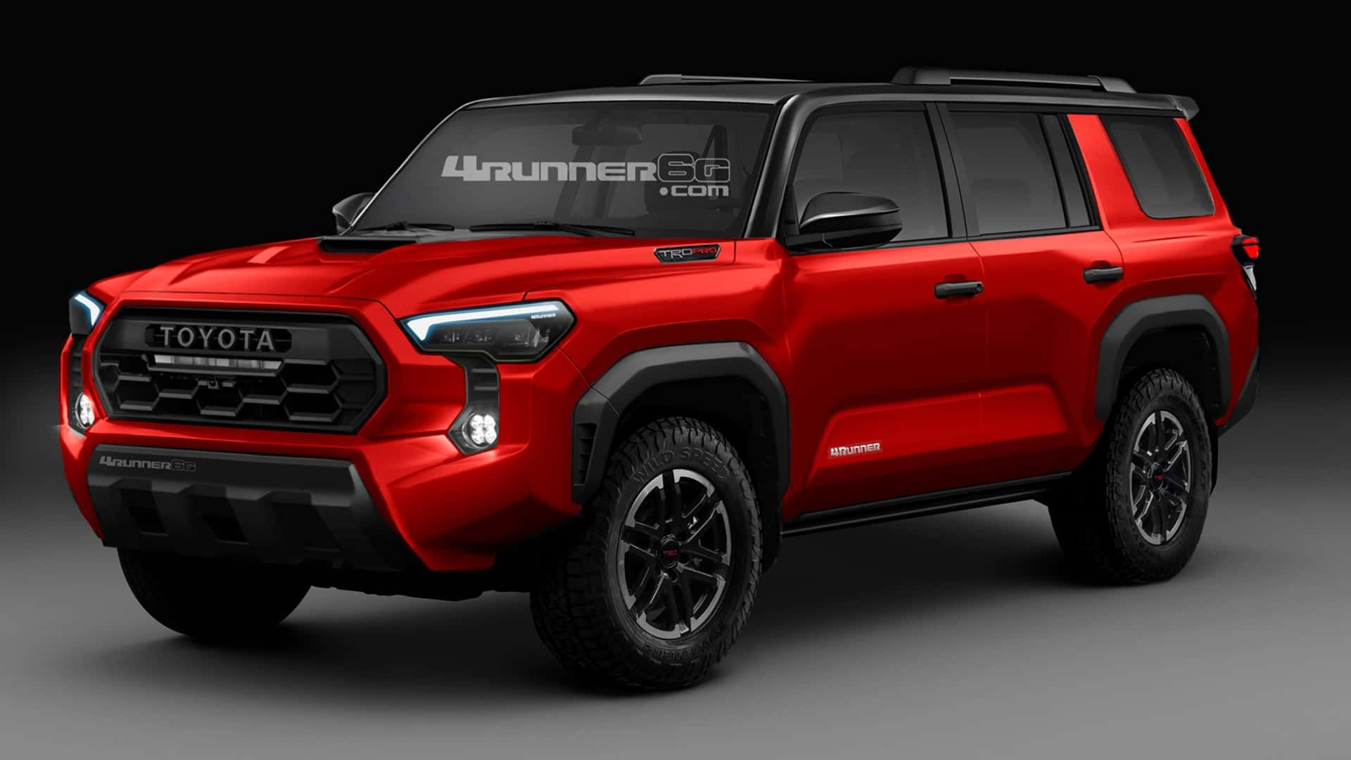 Wallpaper #DLi22pIBJvJKYCmECvO9350 New Toyota 4runner Rendering Imagines Boxy SUV with Tacoma Face