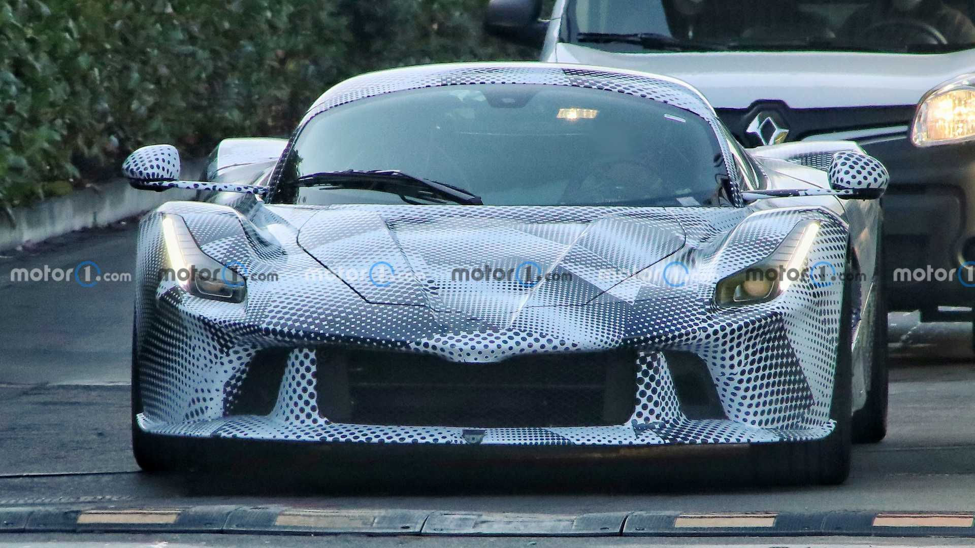 Wallpaper #bac7b Mysterious Ferrari Fxx K Evo Test Car Spied at the Nurburgring Carscoops