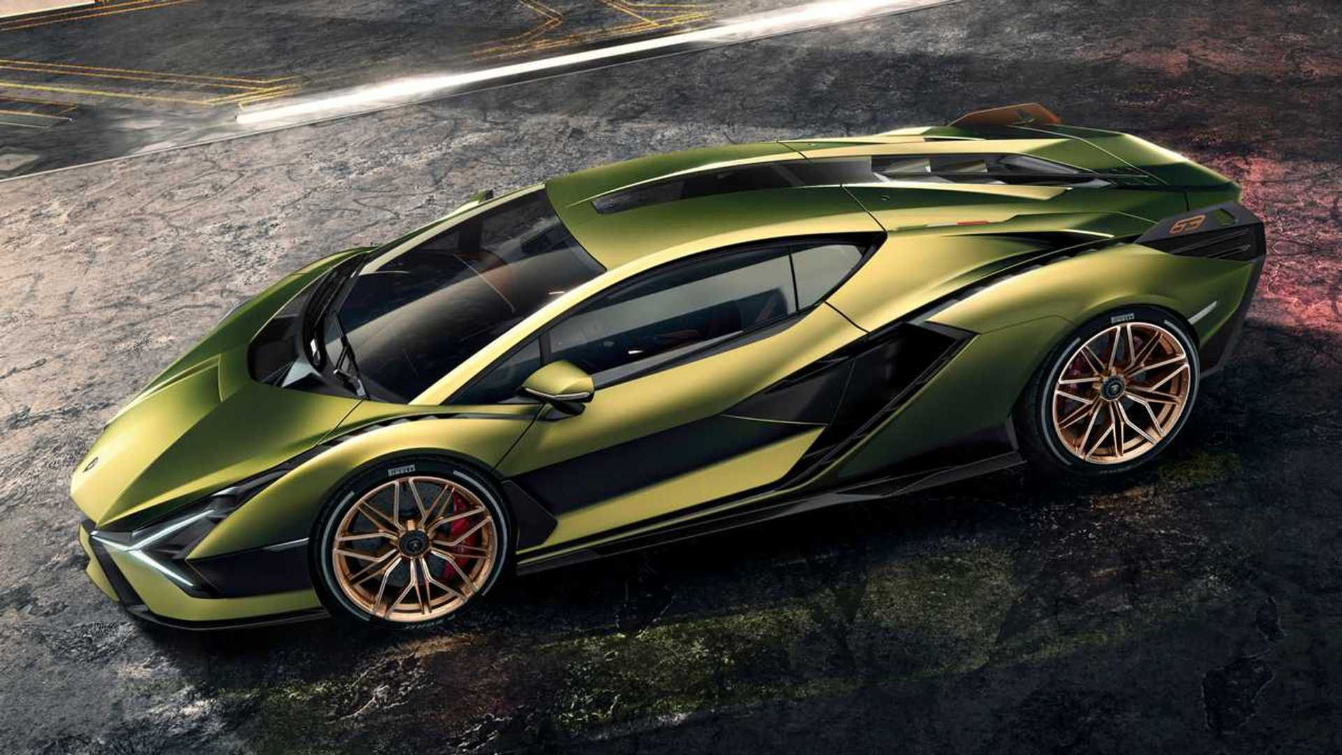 Wallpaper #2meb55IBSpphPi3-_DiQ61 Lamborghini Sian Debuts as Brands First Electrified Production Car