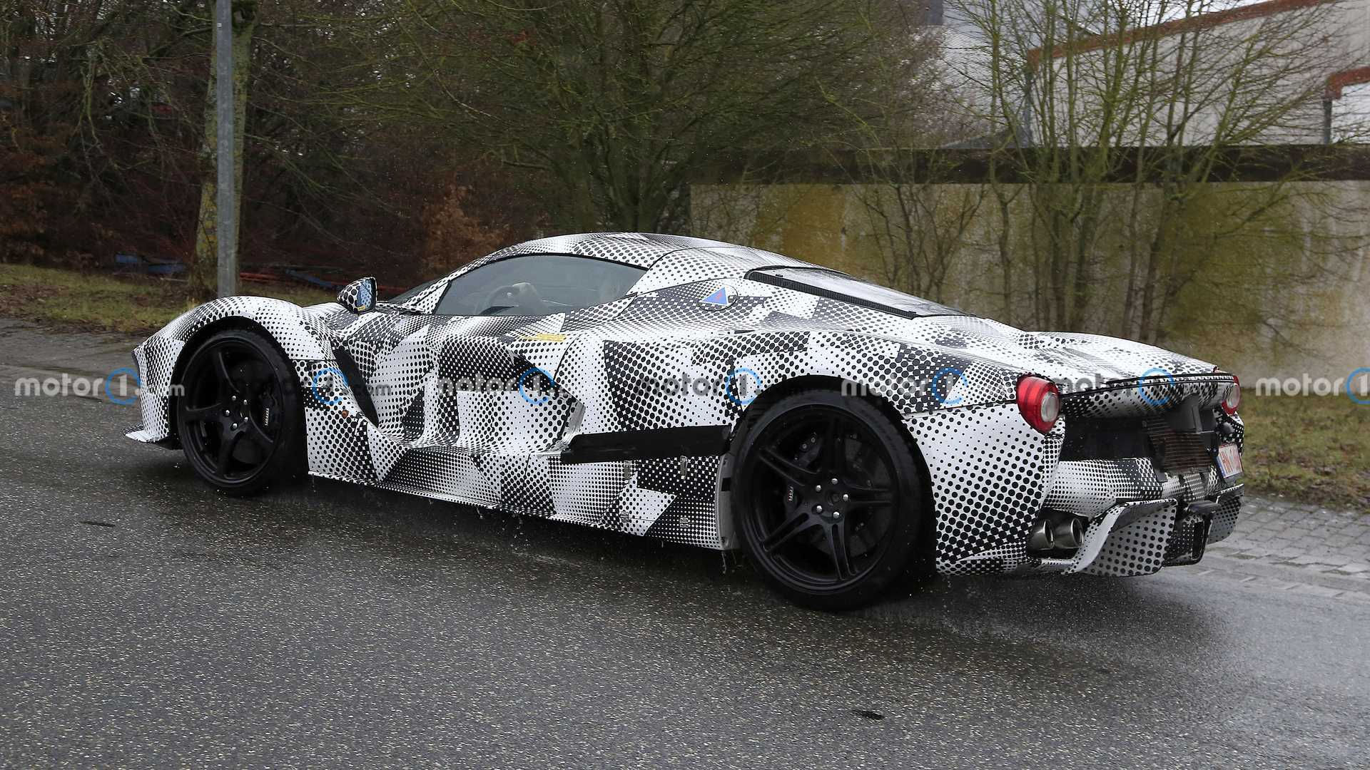 Wallpaper #bac7b Mysterious Ferrari Fxx K Evo Test Car Spied at the Nurburgring Carscoops