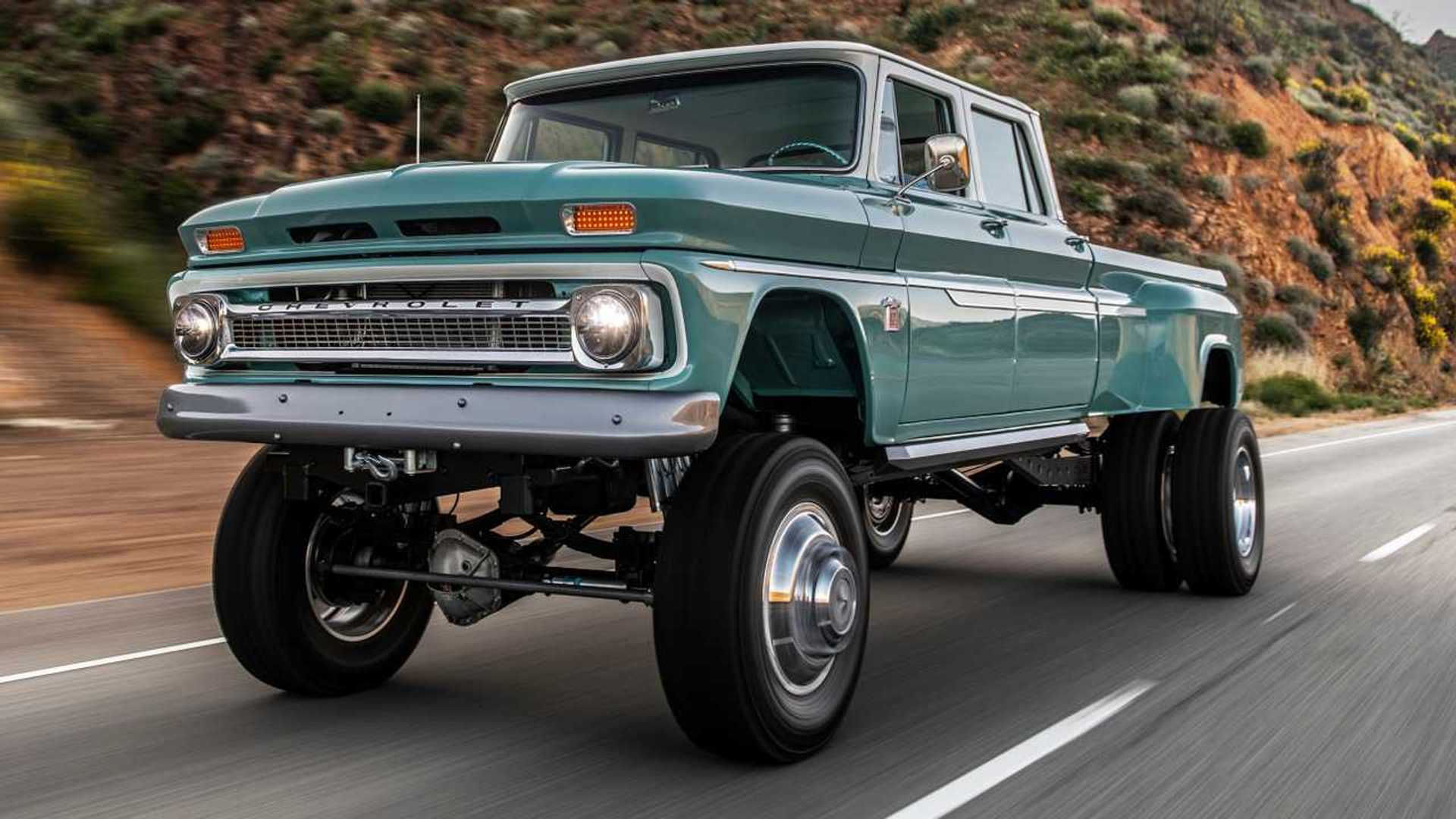 Wallpaper #75859 Taking the 80s Style Box Chevy to the Extreme on 26s Hot Donk