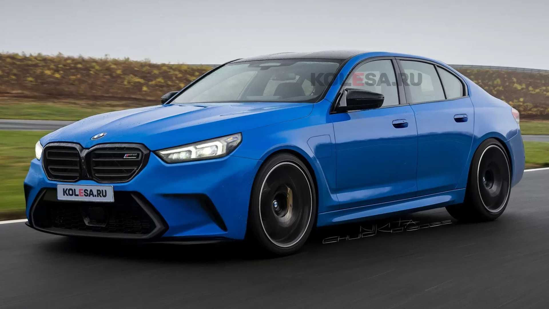 Wallpaper #9e_8SpMBMN-XEVvVozmb325 2024 BMW M5 Unofficial Renderings Preview Sedans