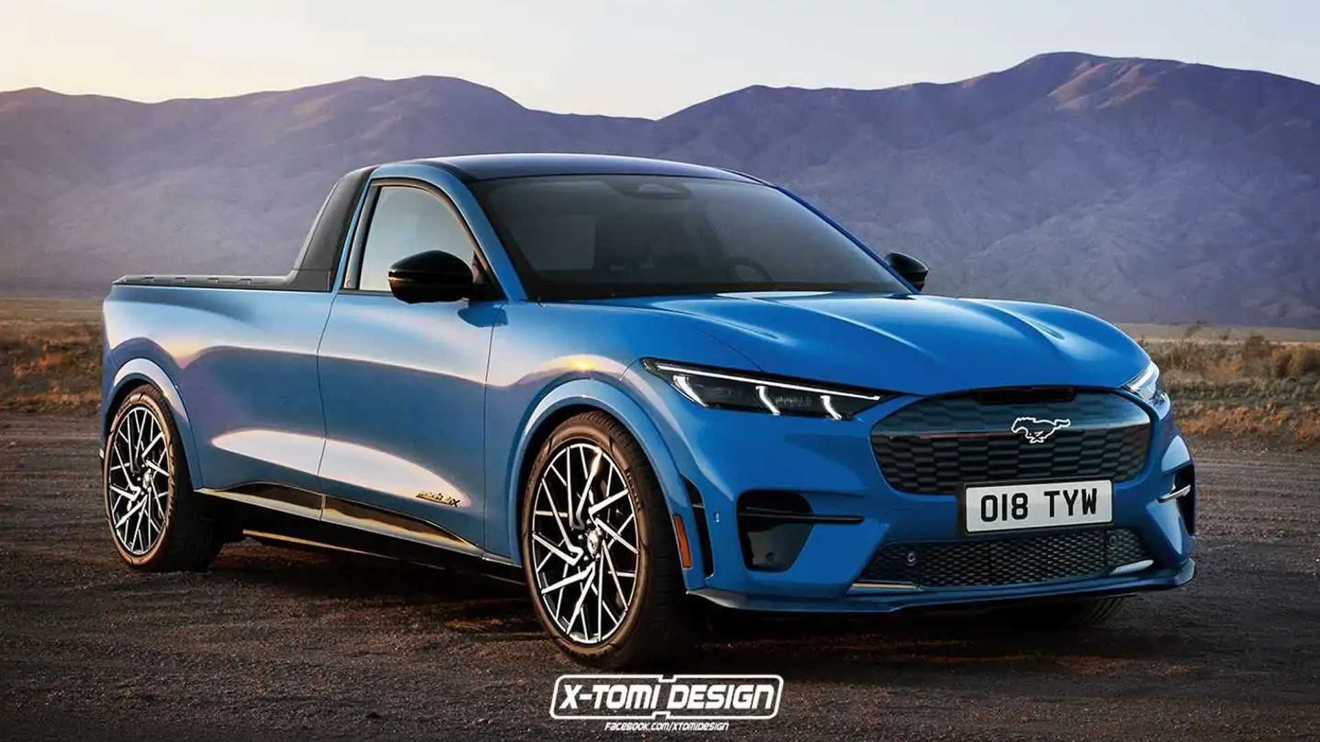 Wallpaper #uuqGVZMBlwTYPL18xA1r44 Ford Mach E GT Pickup Rendering Would Be a Great Electric Ute