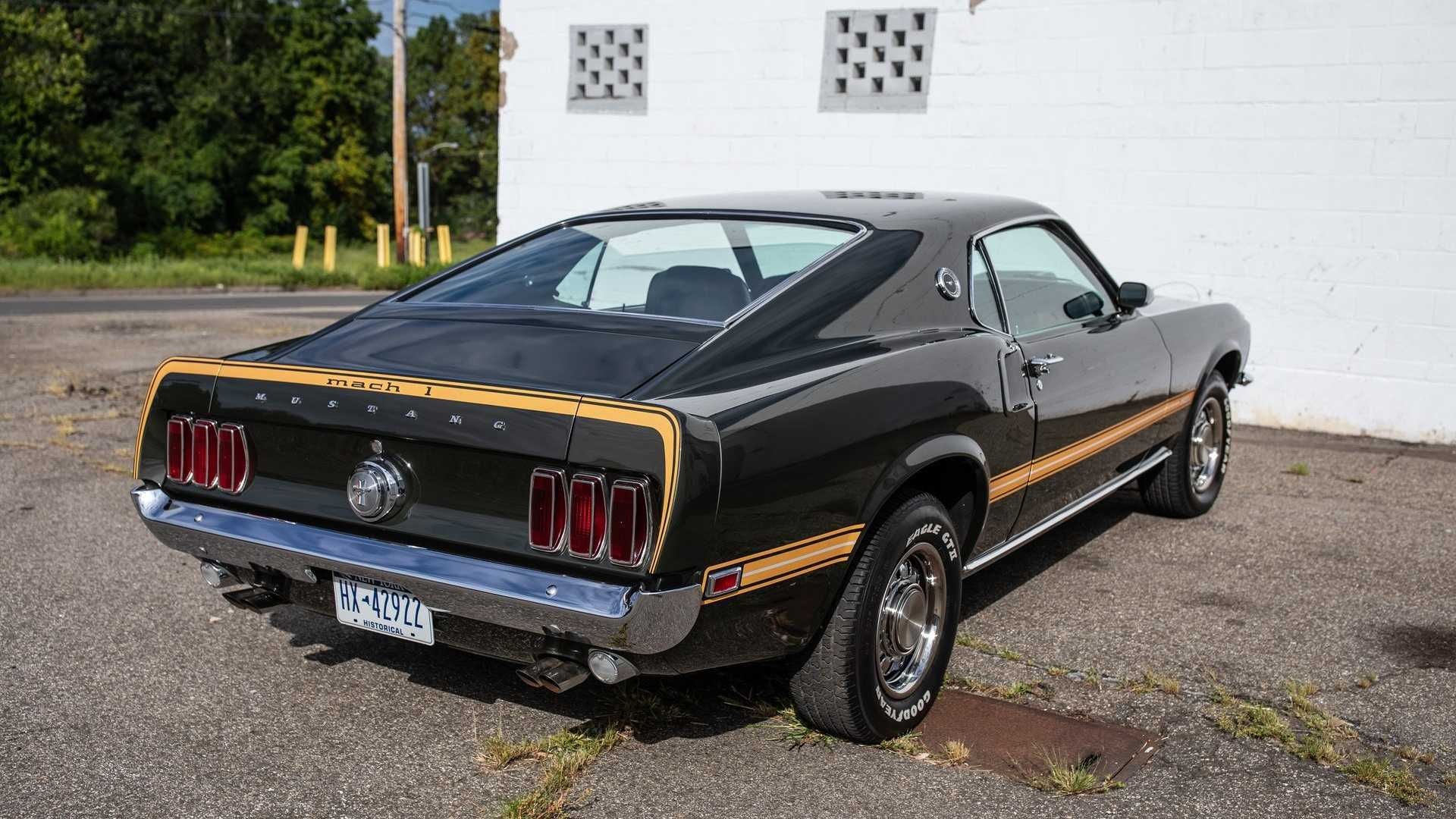 Wallpaper #8mcMCJMBSpphPi3-ysiS74 Turn Heads in a Restored 1969 Mach 1 428 Cobra Jet Ford Mustang Motorious