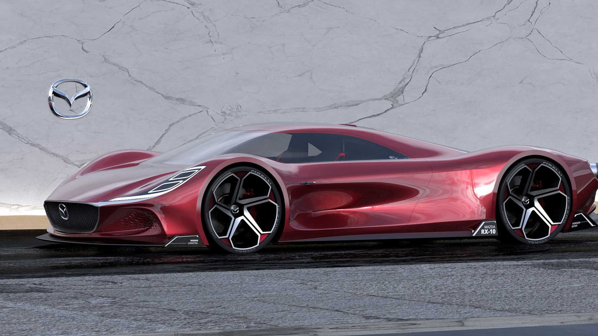 Wallpaper #fmejDJMBSpphPi3-f9-x12 Designer Imagines Mazda Rx 10 Vision Longtail Supercar for Le Mans