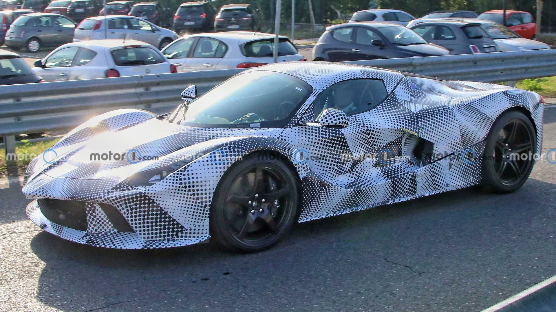 Wallpaper #bac7b Mysterious Ferrari Fxx K Evo Test Car Spied at the Nurburgring Carscoops