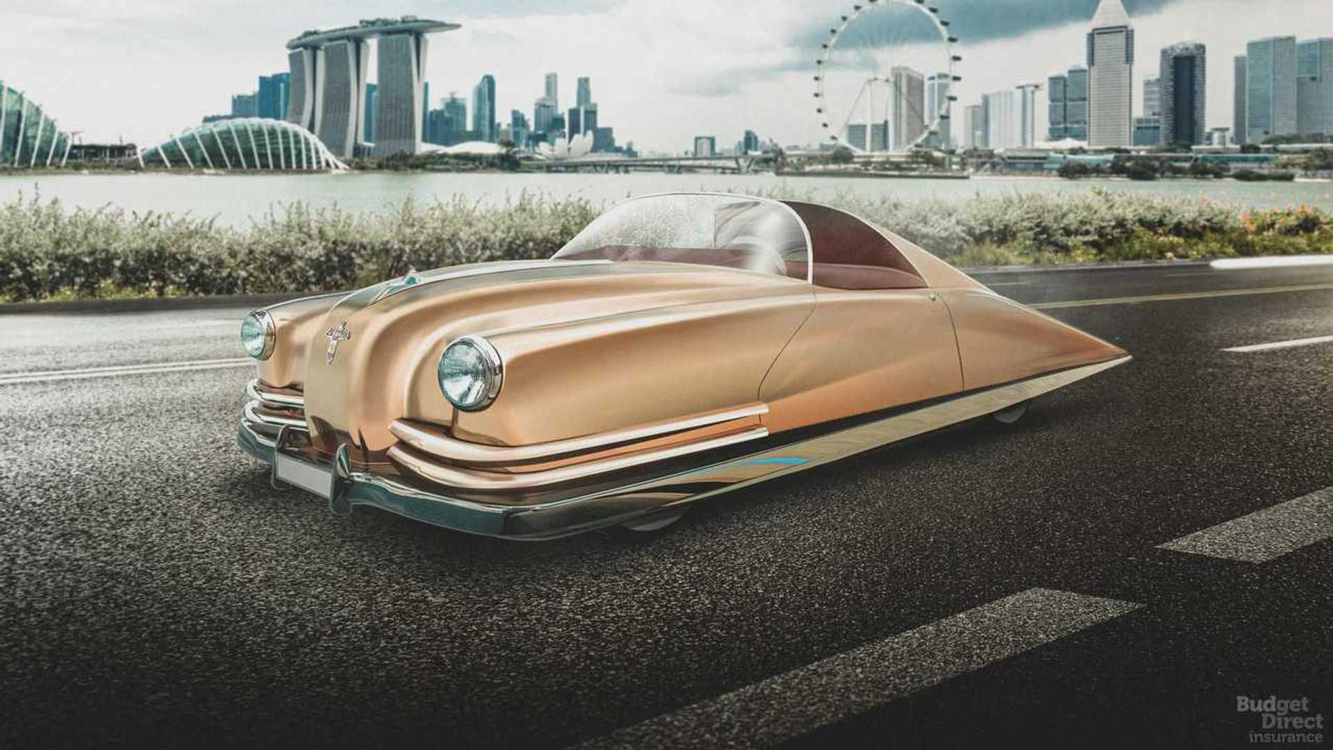Wallpaper #pBkwM48BtGB6xQ78D5m416 Sieben Futuristische Designstudien Der Automobil Historie
