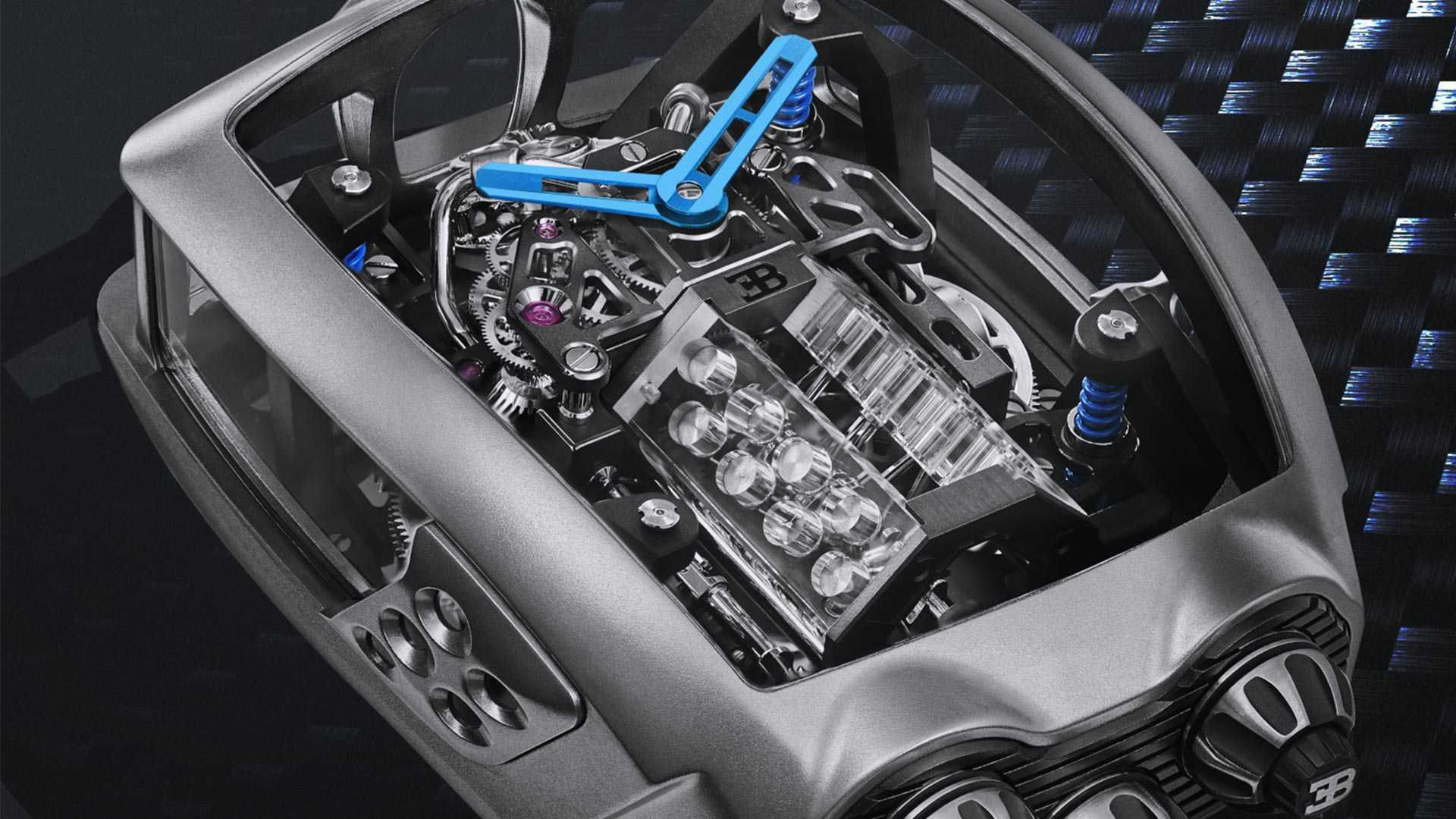 Wallpaper #nRnCEI8BtGB6xQ78i1_y52 This Ps225000 Bugatti Watch Has a Tiny Working W16 Engine Inside