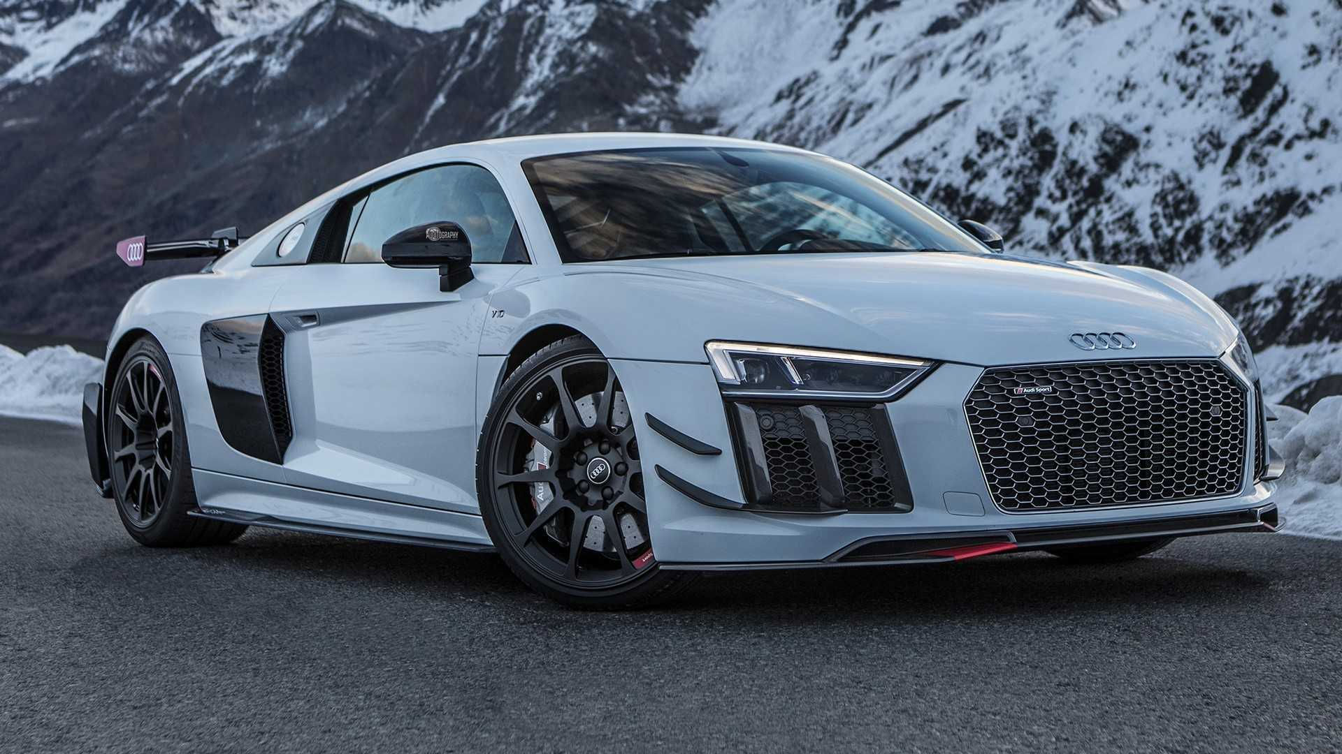 Wallpaper #be8nS5MBMN-XEVvVjjpG273 Audi R8 V10 Plus with Performance Parts Looks Epic in the Alps
