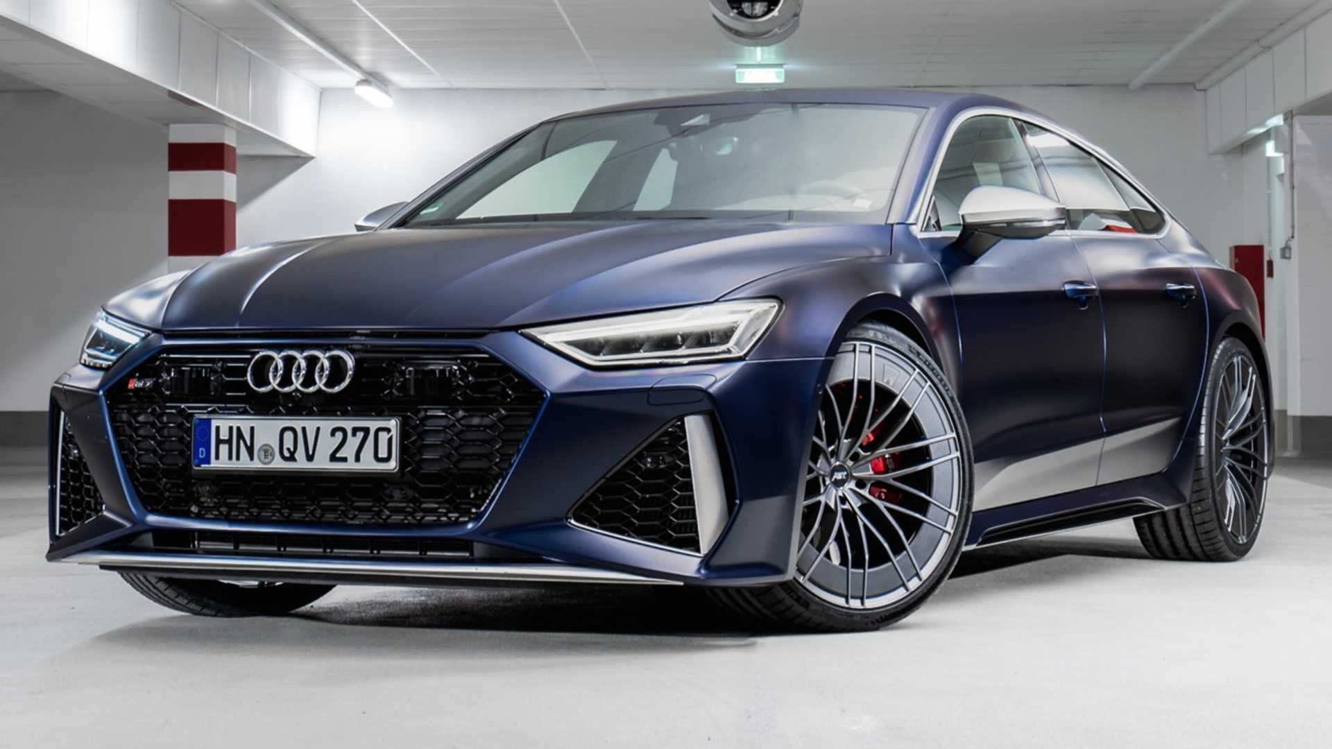 Wallpaper #a2hMGZMBSpphPi3-wBaV26 2020 Audi Rs7 by Abt Looks the Part with Aero Wheels Matte Paint