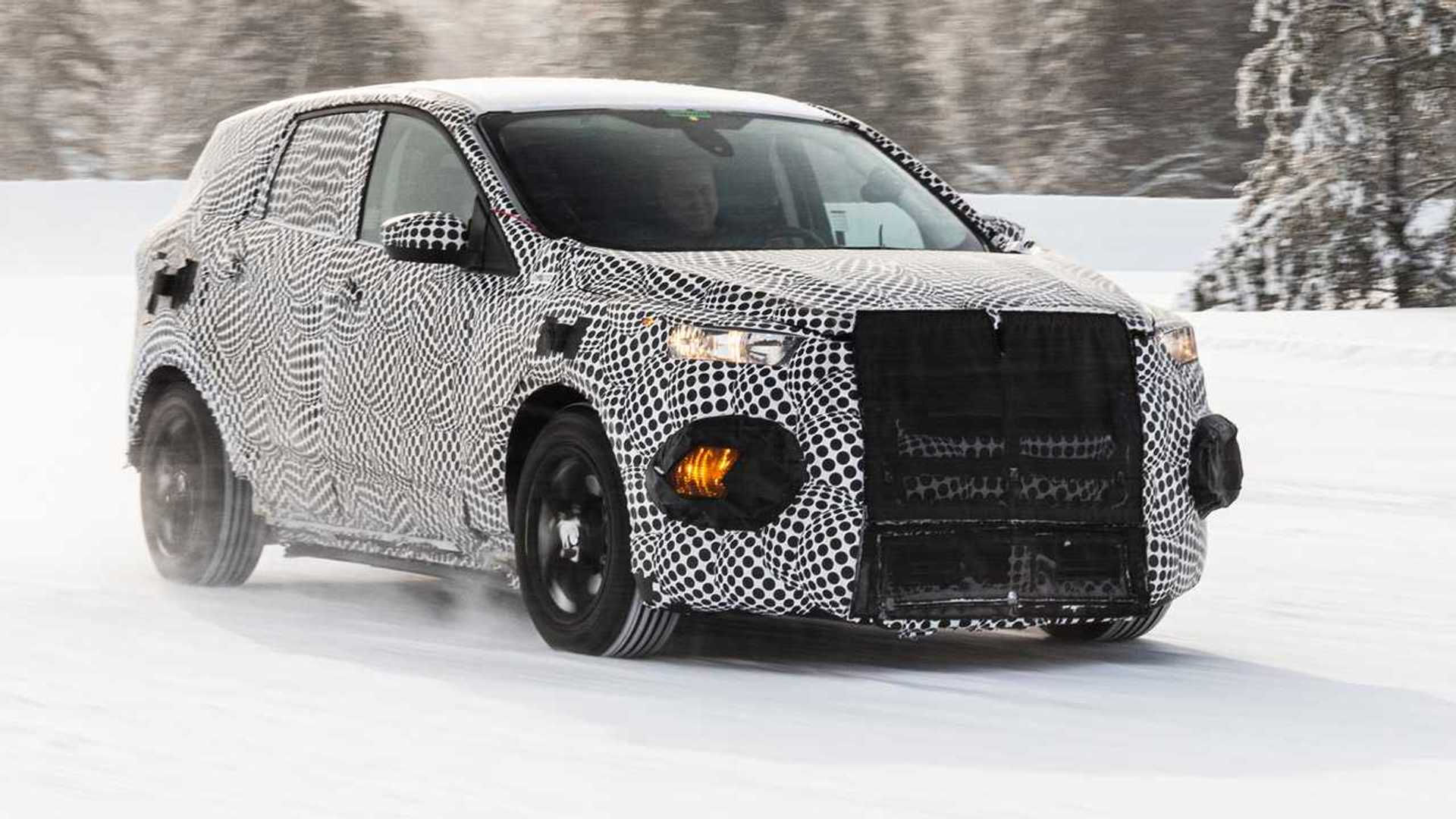 Wallpaper #eRwjQZMB8JfcLg2JC_dr224 Ford Mustang Inspired Electric SUV Teased in Official Spy Shots