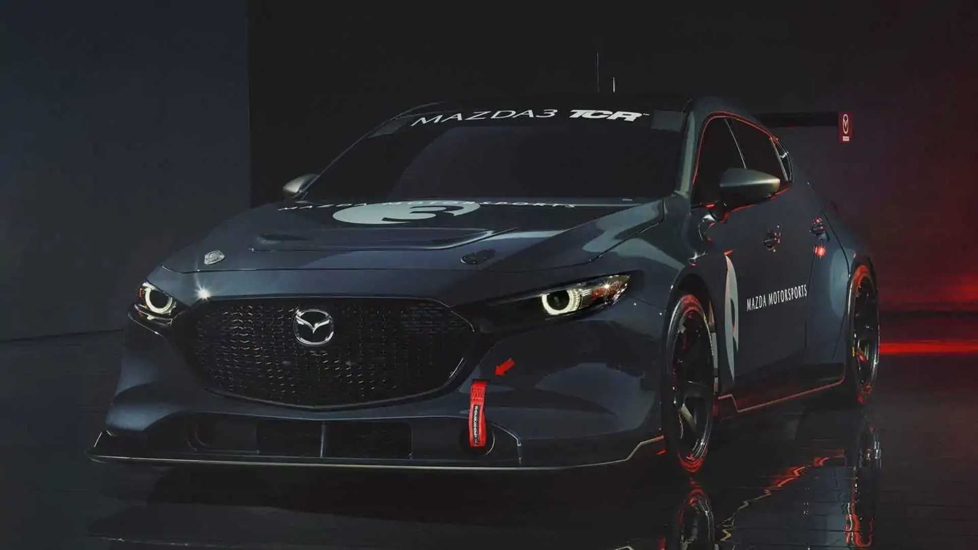 Wallpaper #_UYyVZcBqAgmjOk2pl2I219 2020 Mazda3 Tcr Race Car Debuts with 350 Hp and Big Wing