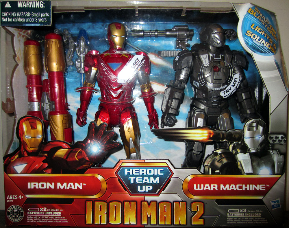 Wallpaper #-bkg3pIBJvJKYCmEzgMB230 Iron Man 2 War Machine Figures Heroic Team Up 10 Inch