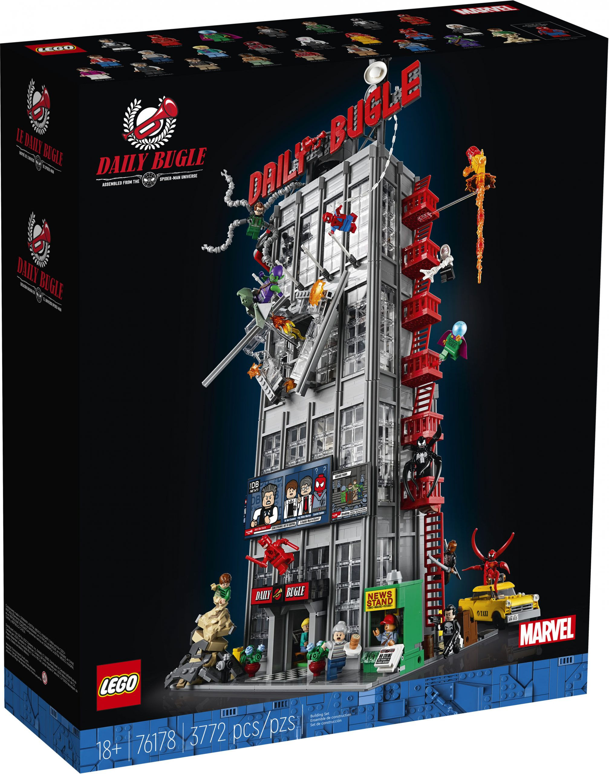 Wallpaper #TWcT_pIBSpphPi3-q55U349 Lego Marvel Daily Bugle 76178 Originally Had List of 60 Minifigures