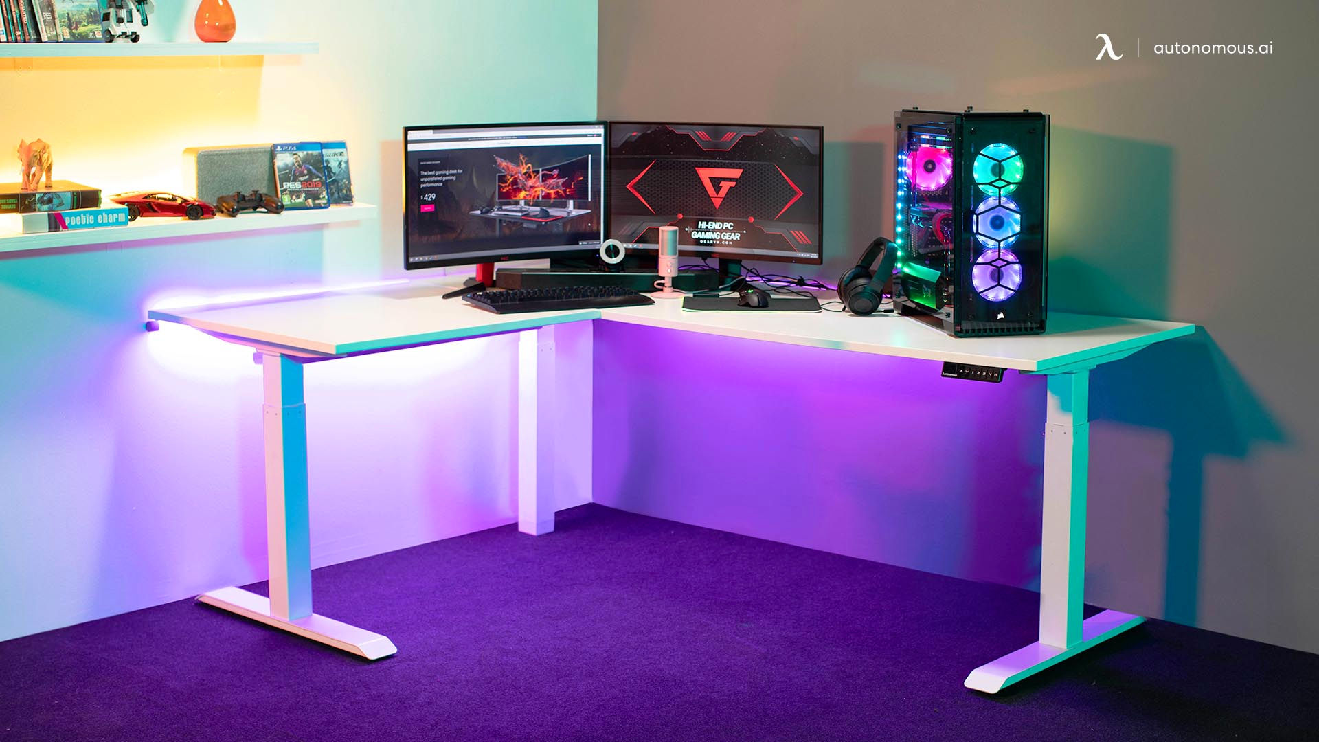 Wallpaper #9a764 21 Multi Monitor Computer Desk Setup Ideas for Tech Lovers