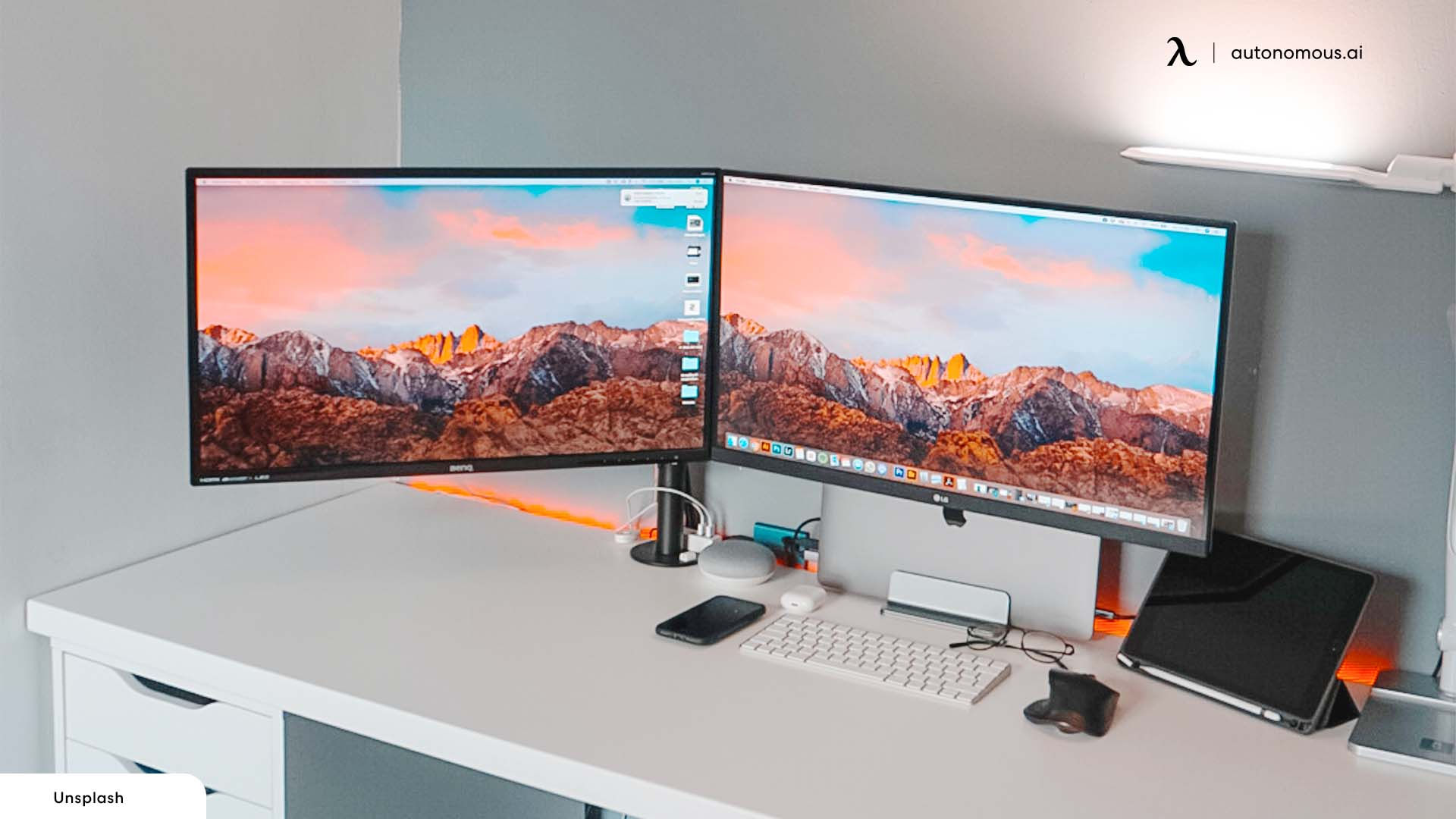 Wallpaper #9a764 21 Multi Monitor Computer Desk Setup Ideas for Tech Lovers