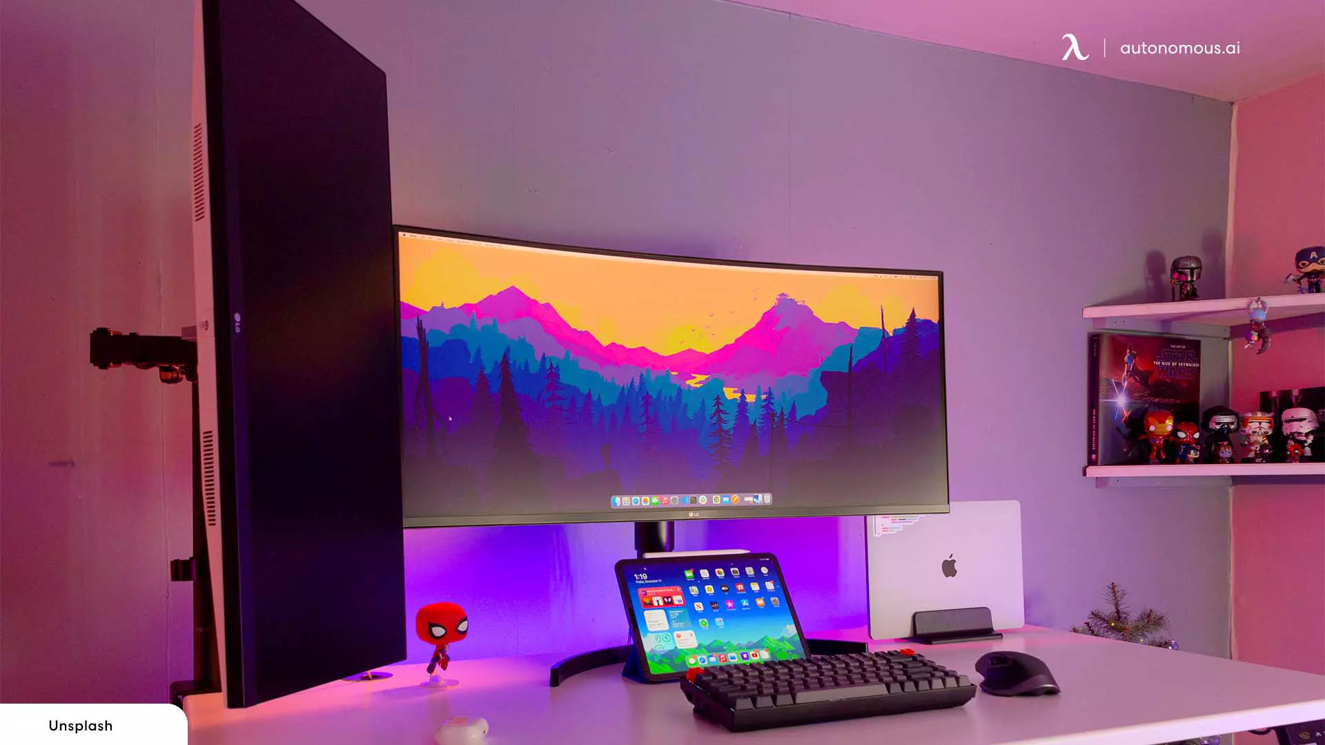 Wallpaper #9a764 21 Multi Monitor Computer Desk Setup Ideas for Tech Lovers