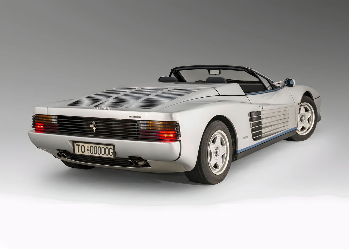 Wallpaper #gCanmJcBNyflpn9rRocG83 1986 Ferrari Testarossa Poster Picture Metal Print Paint by Retro