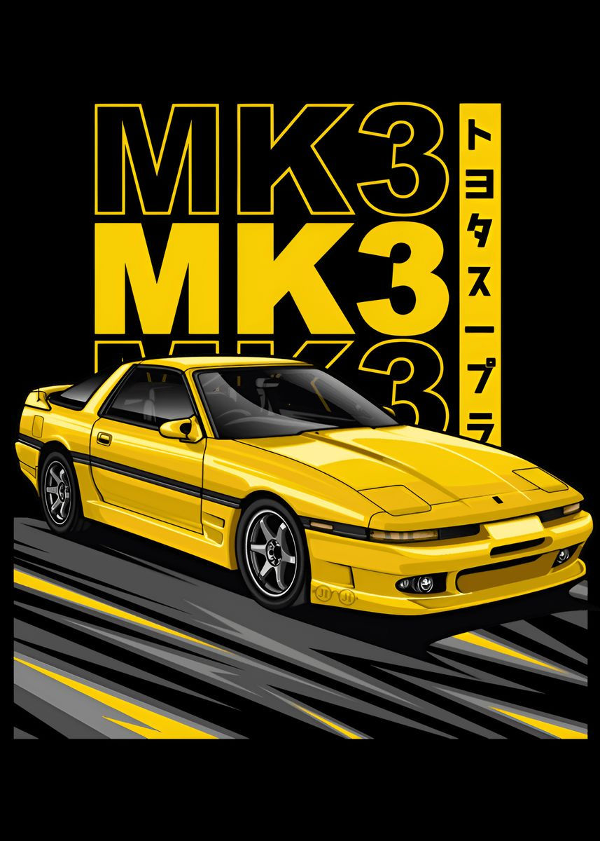 Wallpaper #lLhE15IBJvJKYCmE6OKP275 Supra Mk3 Poster Picture Metal Print Paint by Clickshopposter