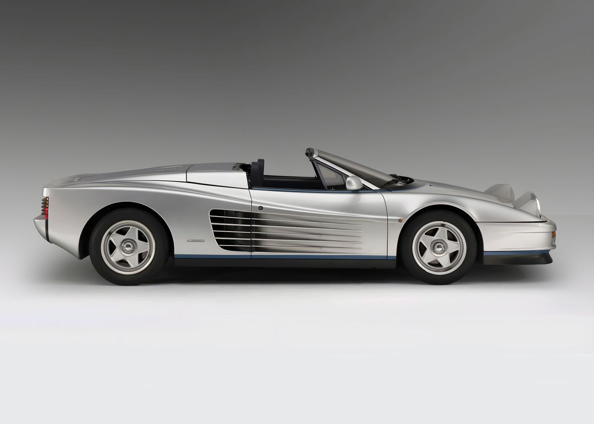 Wallpaper #gCanmJcBNyflpn9rRocG44 1986 Ferrari Testarossa Poster by Retro Wave Art Displate