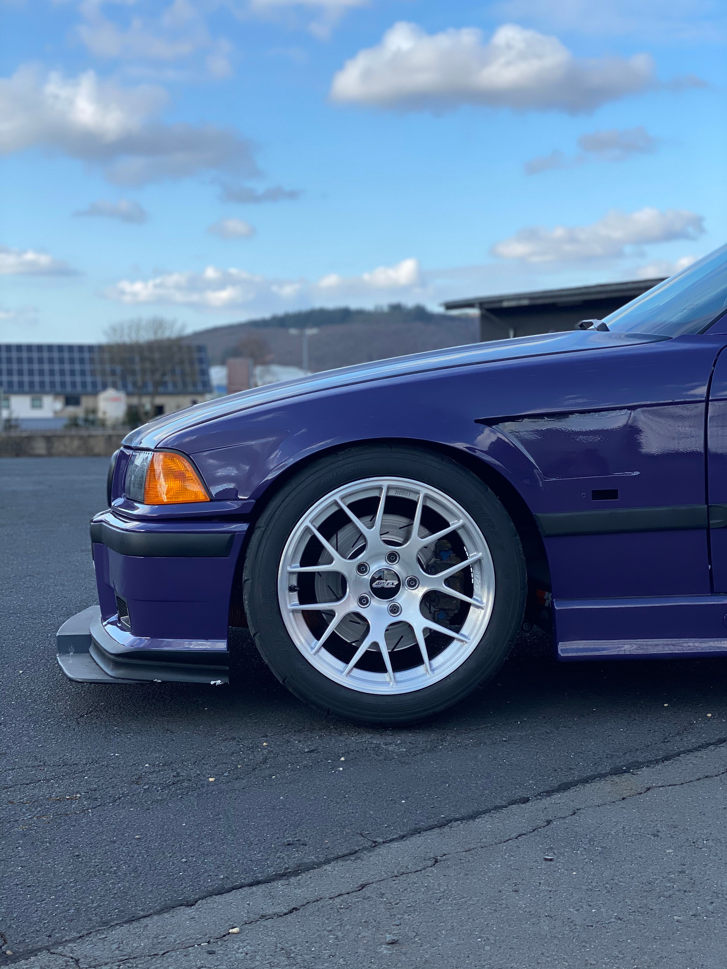 Wallpaper #DGc975IBSpphPi3-mGEb79 BMW E36 M3 with 17 Ec 7r Wheels in Brushed Clear