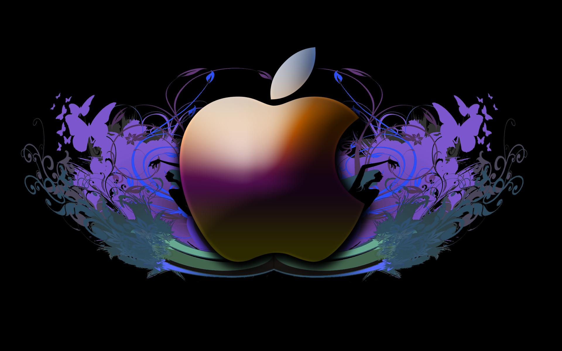 Wallpaper #D6AF0 Purple Apple Wallpapers Wallpaper Cave