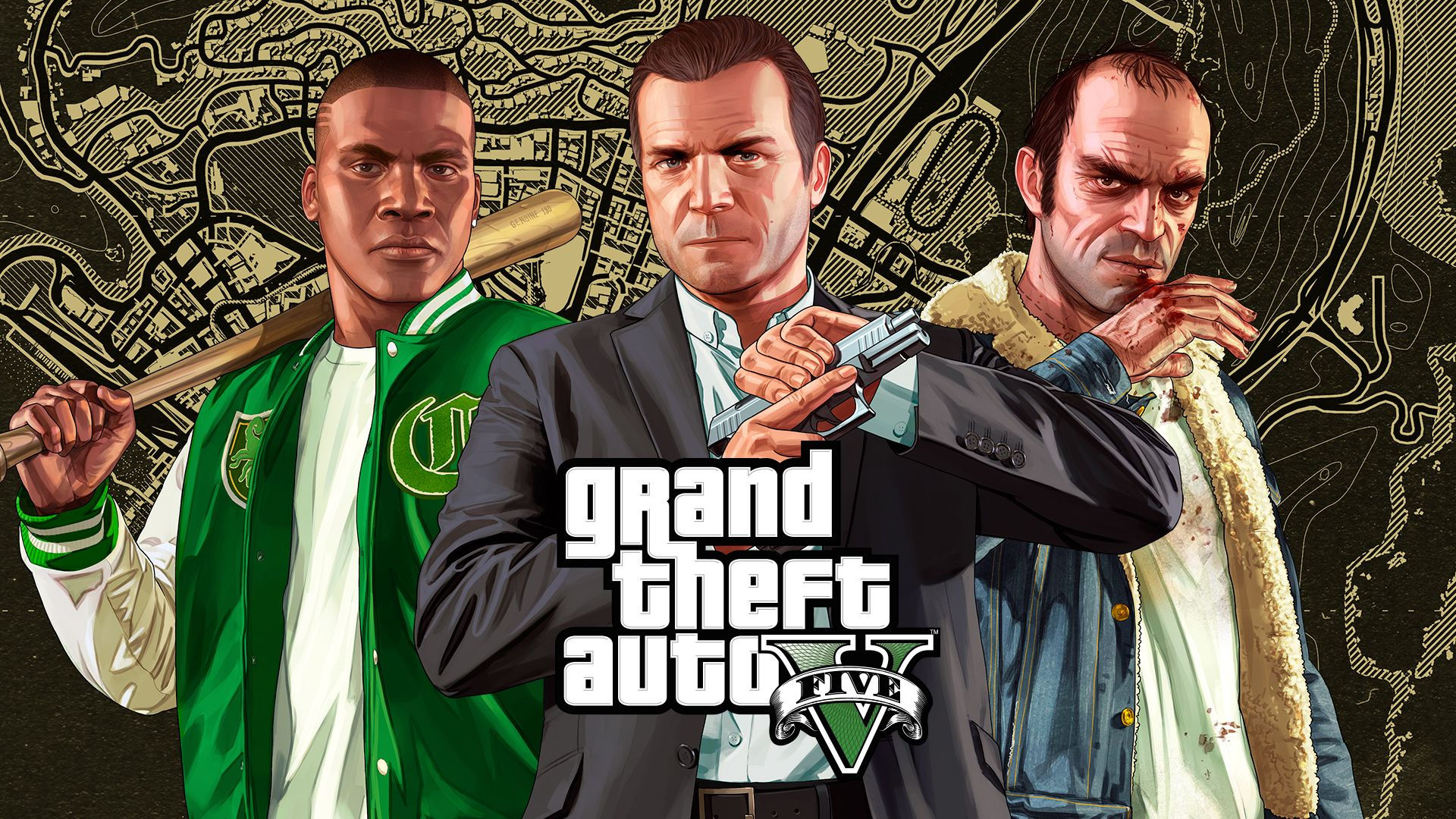 Wallpaper #5453a Gta V Xbox One Box Art Cover by Iceman423626