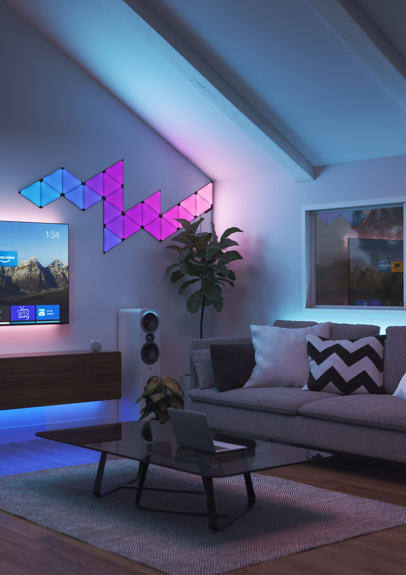 Wallpaper #G2f0-ZIBSpphPi3-oo8n358 Nanoleaf Celebrates 10 Years with a Limited Edition Set of Black Light